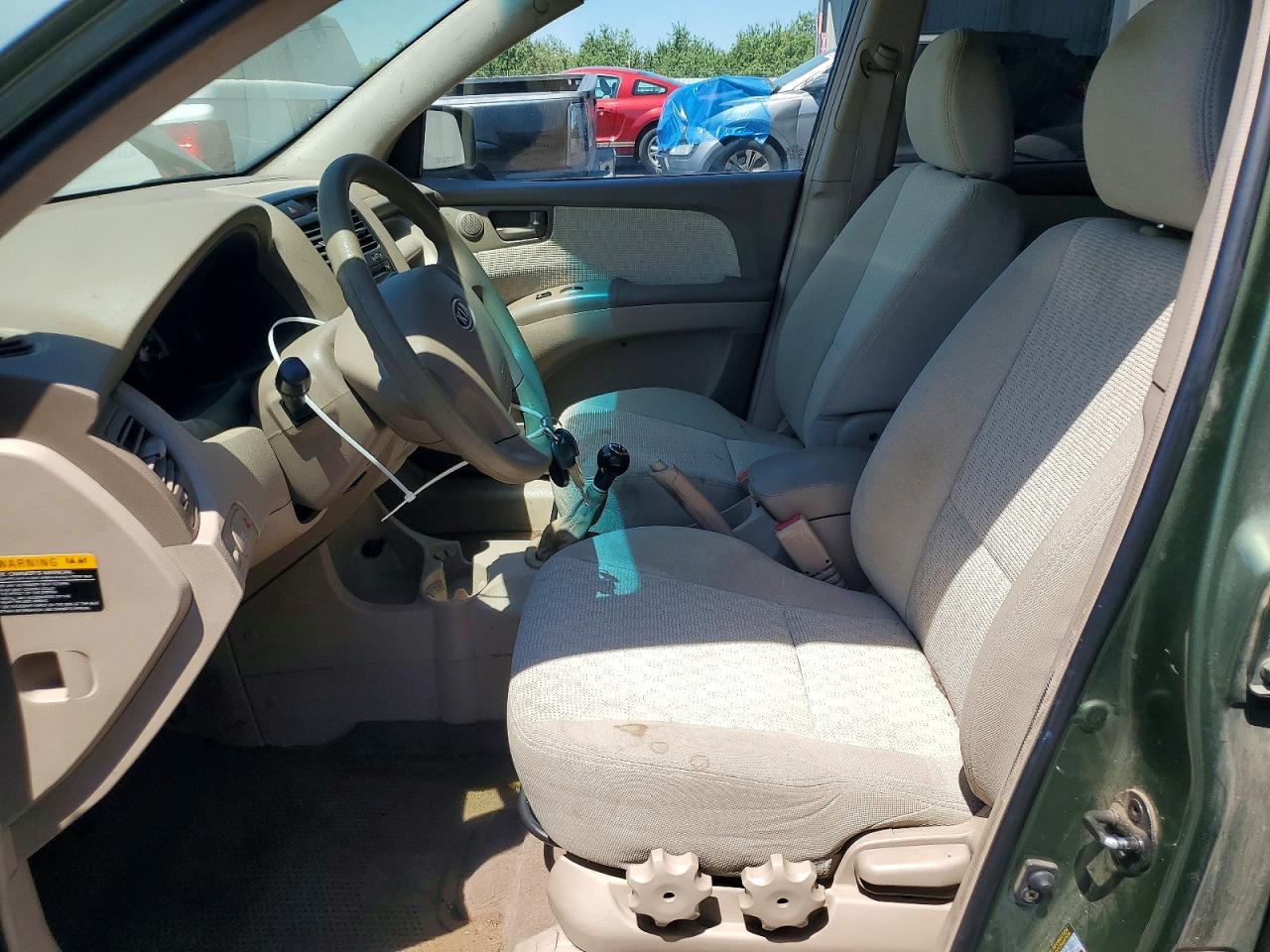 2007 Kia Sportage Lx Green vin: KNDJF724177424543