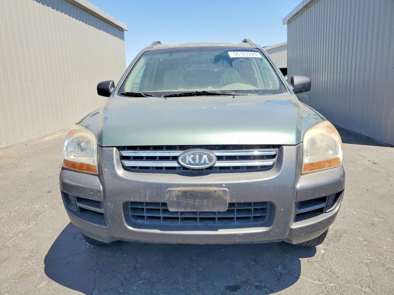 2007 Kia Sportage Lx Green vin: KNDJF724177424543