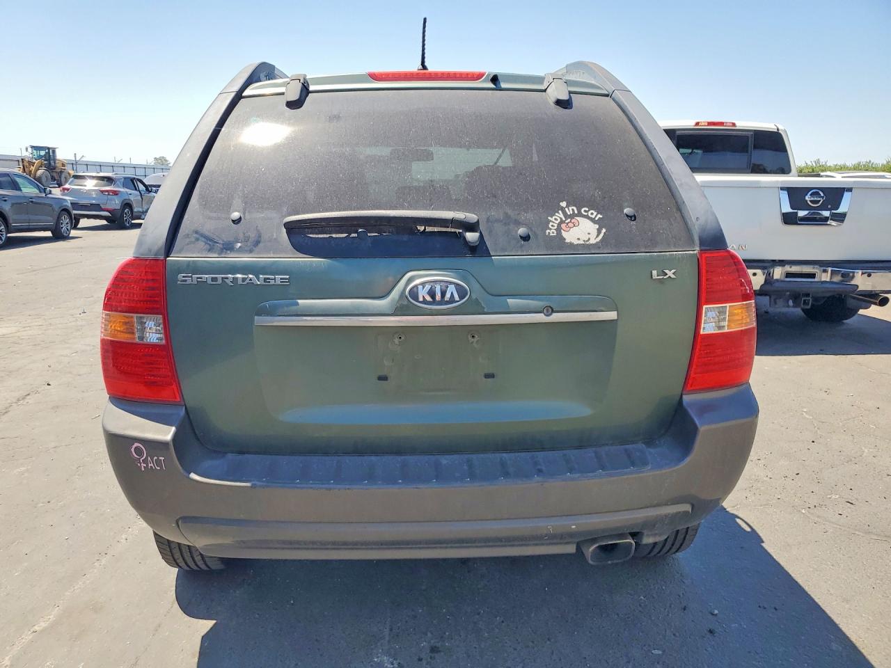 2007 Kia Sportage Lx Green vin: KNDJF724177424543