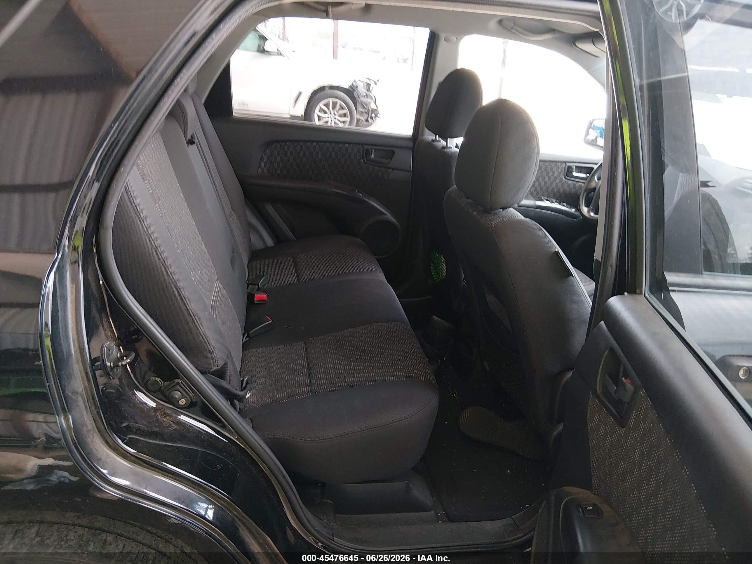 2007 Kia Sportage Lx Black vin: KNDJF724177447384