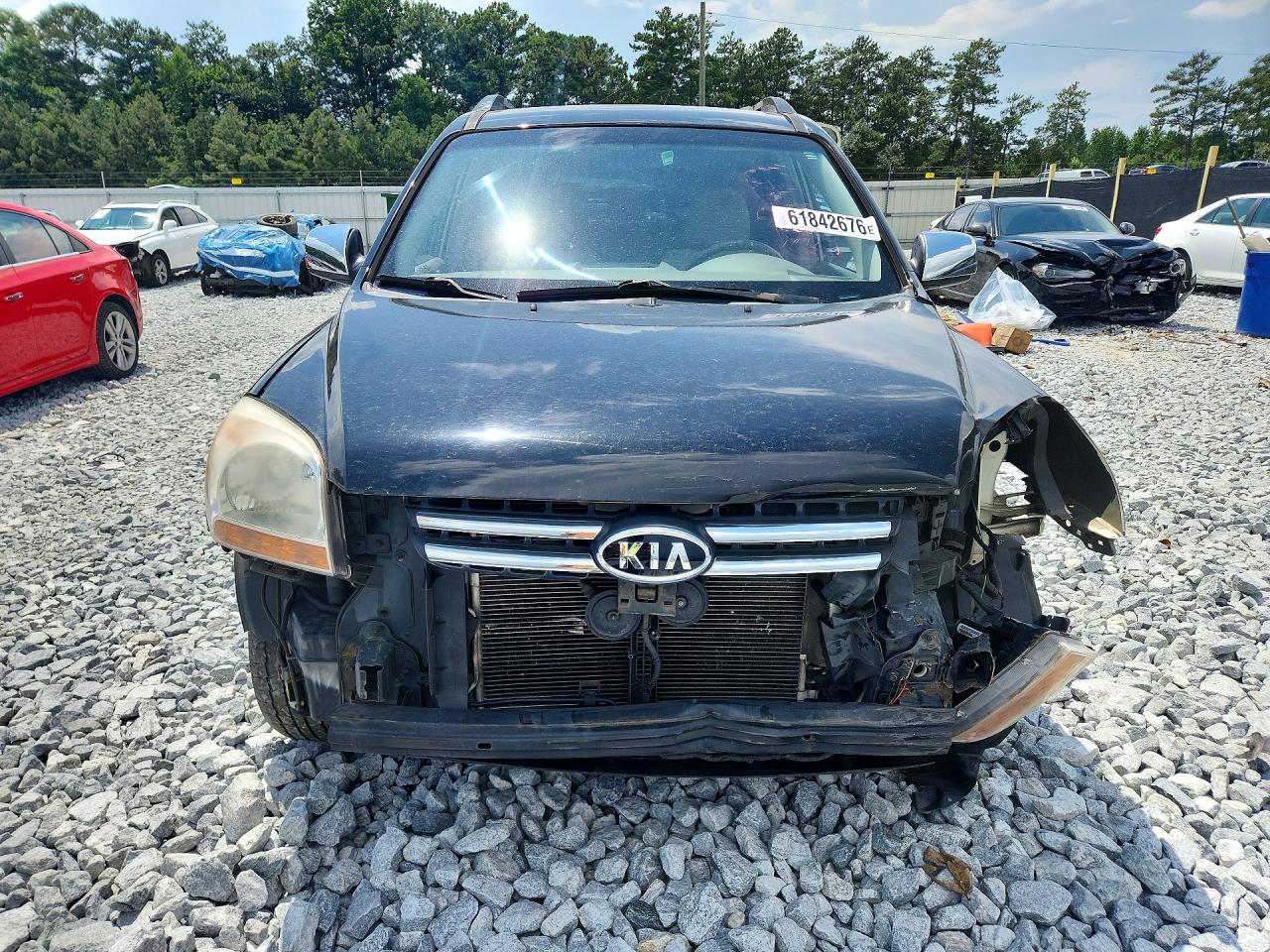 2007 Kia Sportage Lx Черный vin: KNDJF724277389513