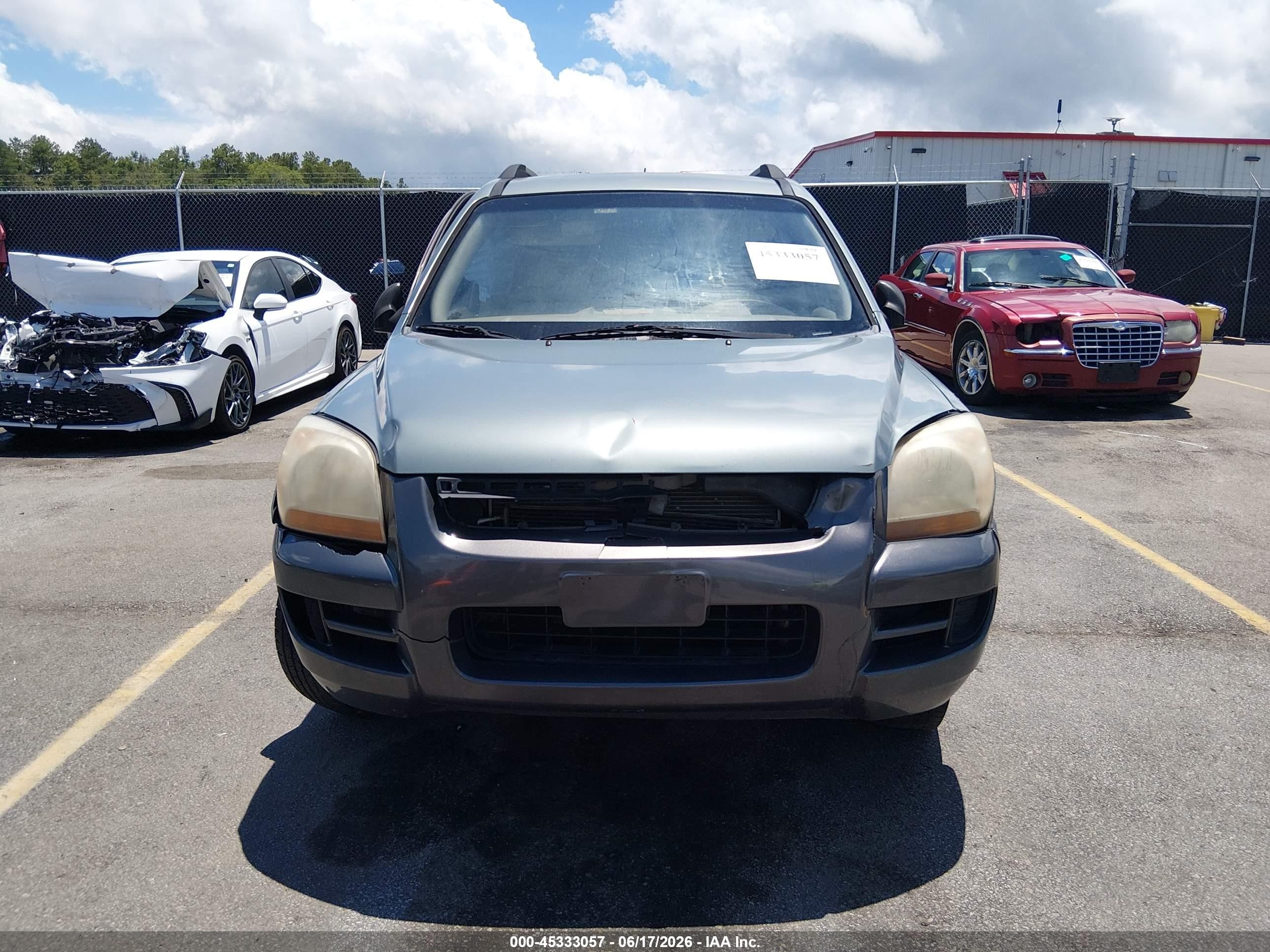 2008 Kia Sportage Lx Silver vin: KNDJF724287473560