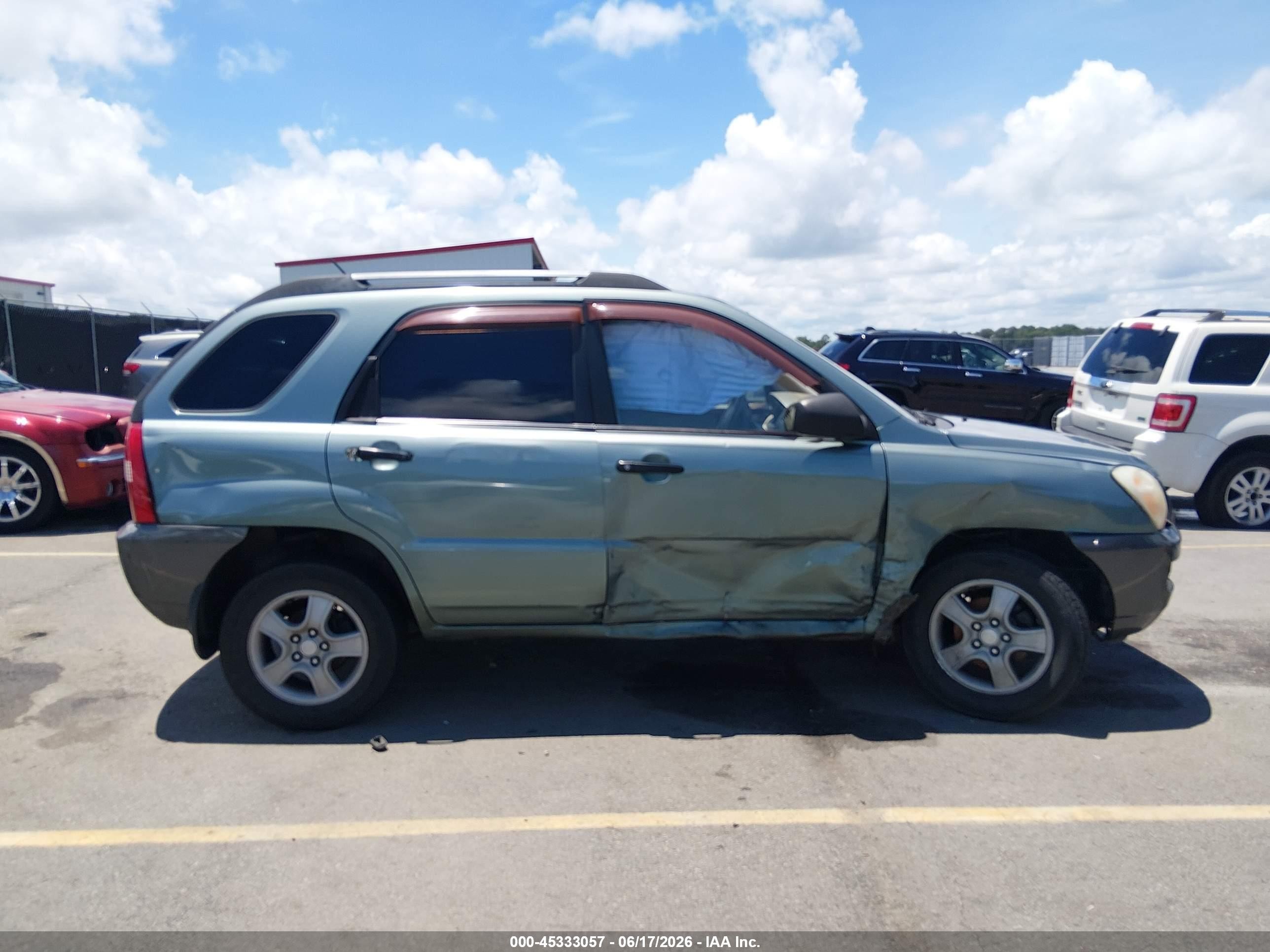 2008 Kia Sportage Lx Silver vin: KNDJF724287473560