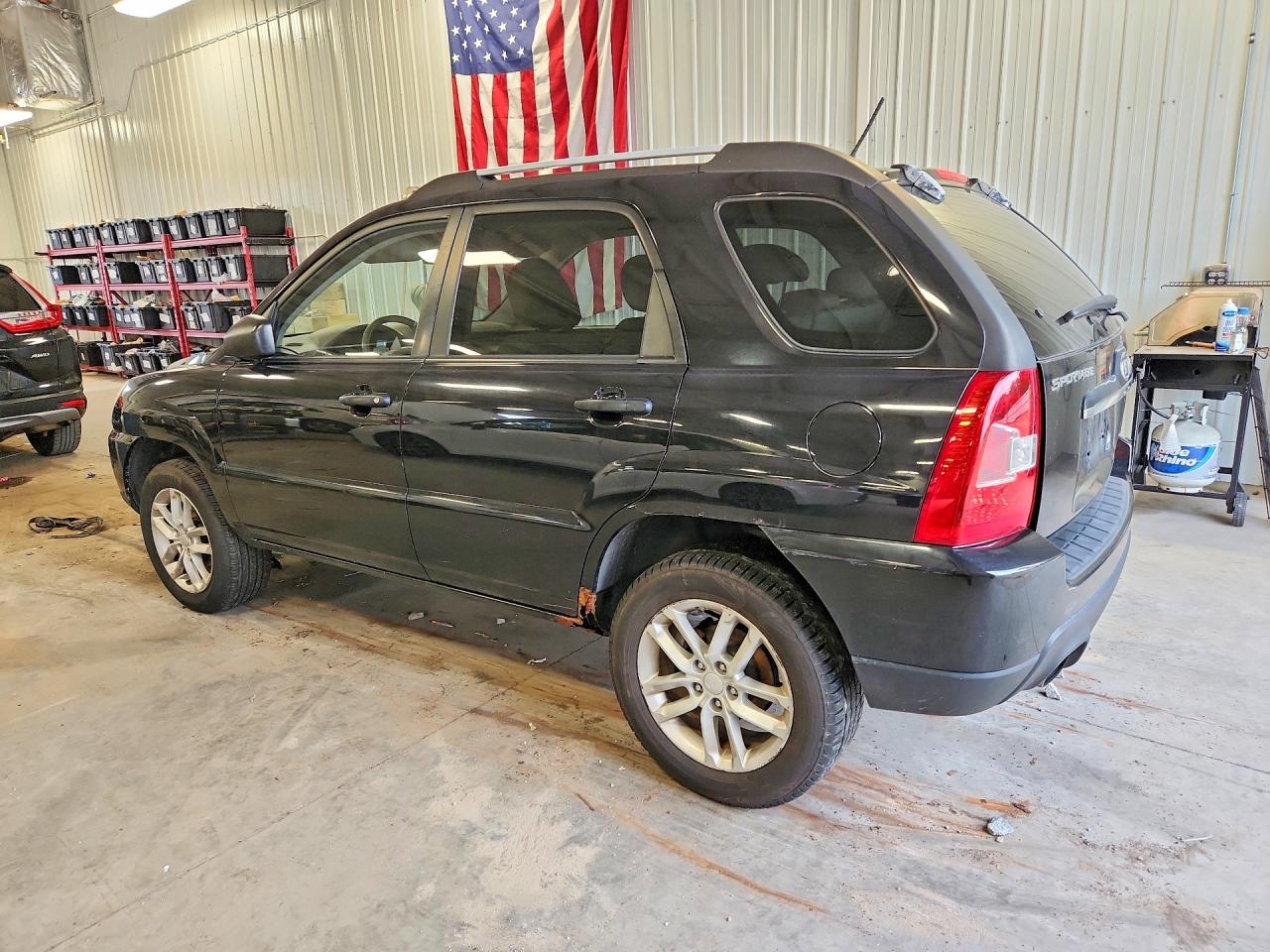 2009 Kia Sportage Lx Black vin: KNDJF724297592467