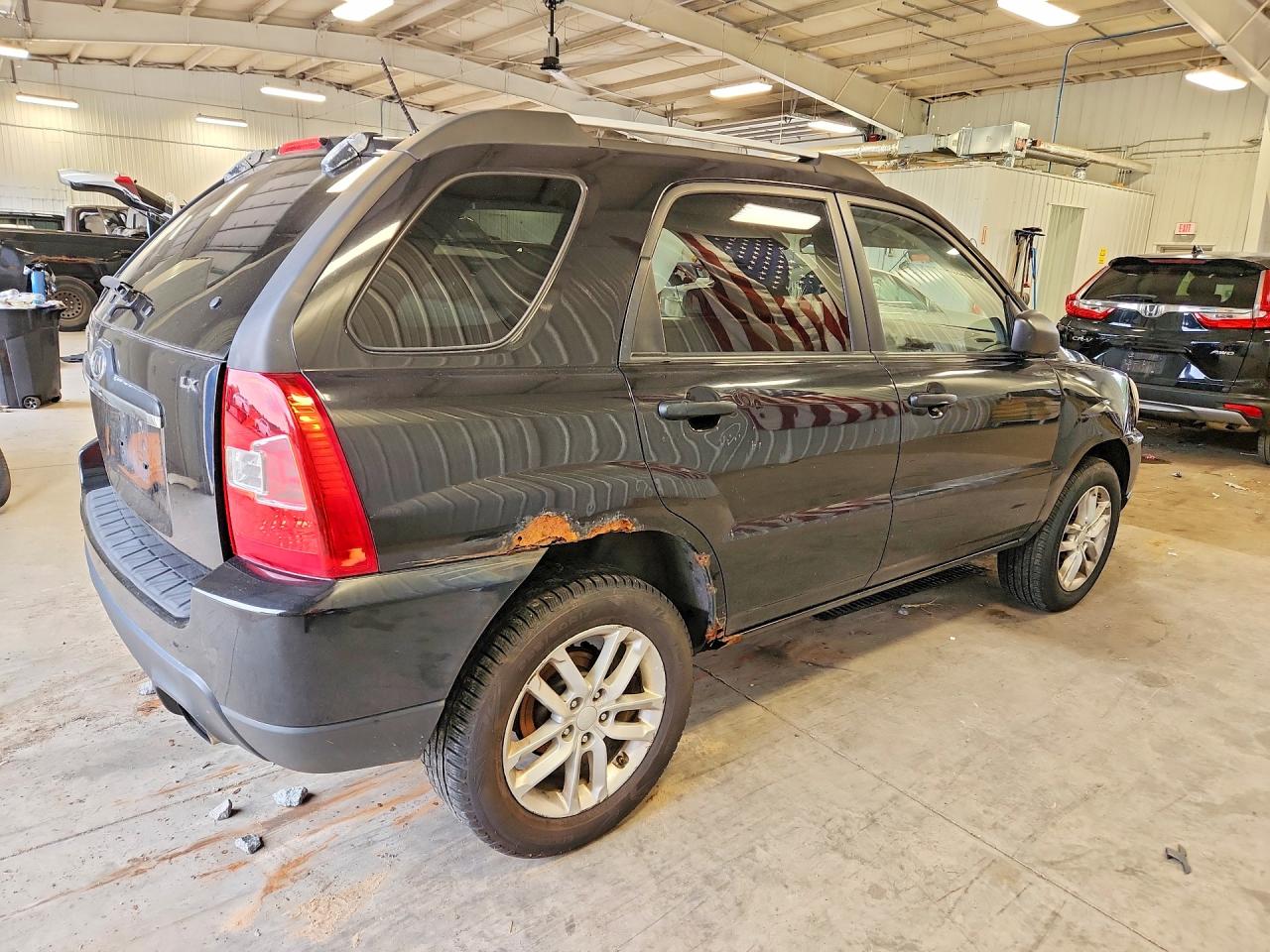 2009 Kia Sportage Lx Black vin: KNDJF724297592467