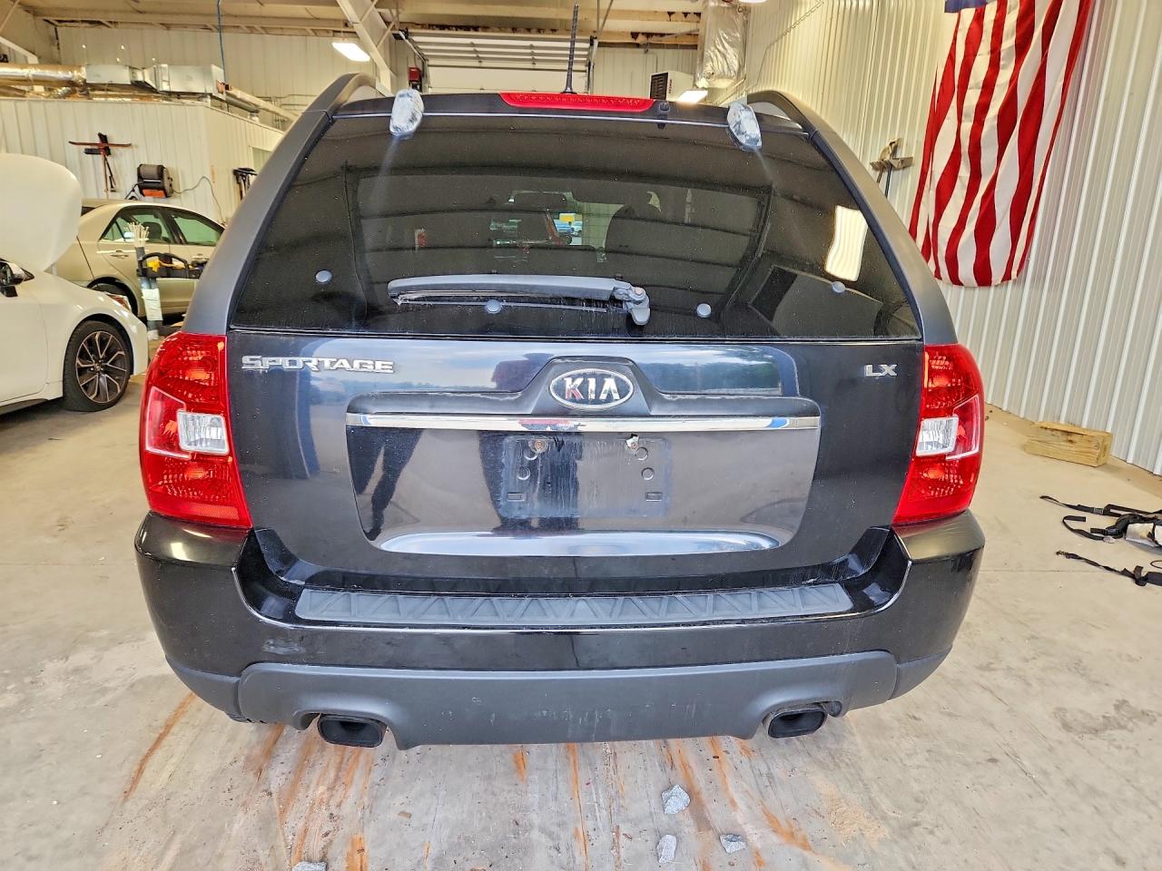 2009 Kia Sportage Lx Black vin: KNDJF724297592467