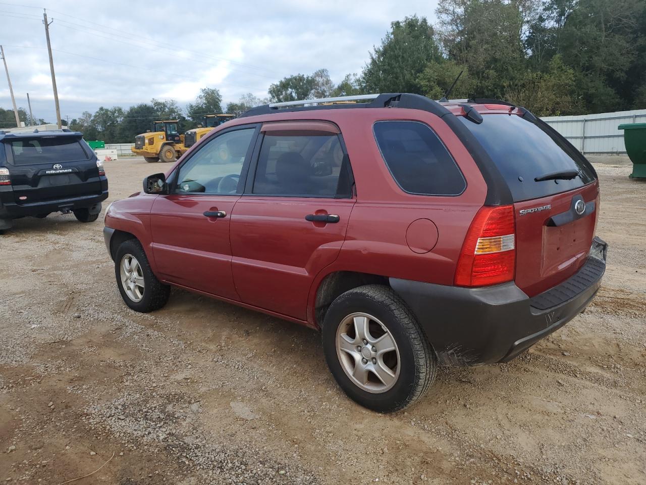 2005 Kia New Sportage Burgundy vin: KNDJF724357046609
