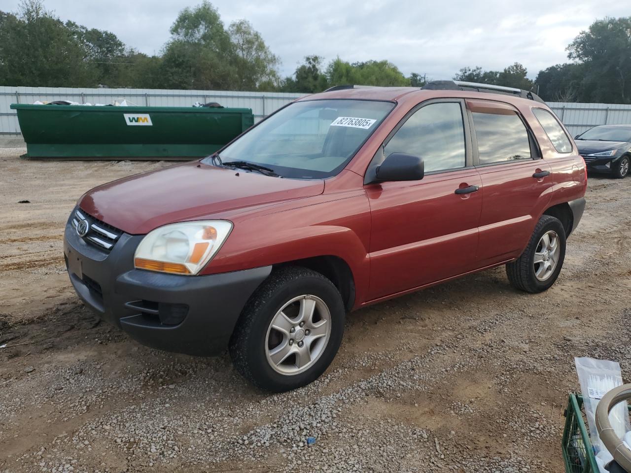 2005 Kia New Sportage Burgundy vin: KNDJF724357046609