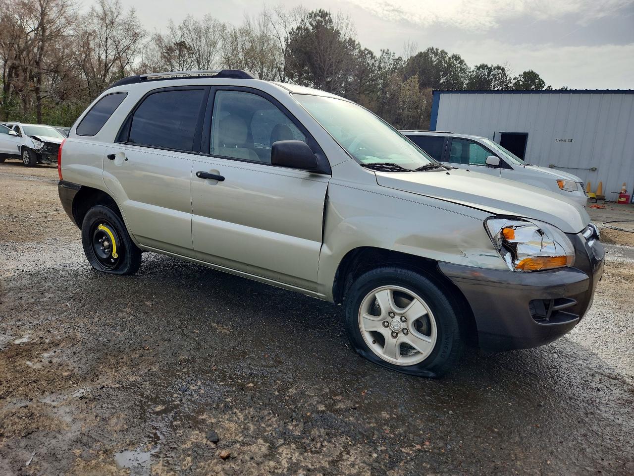 2006 Kia Sportage Lx Gray vin: KNDJF724367188623
