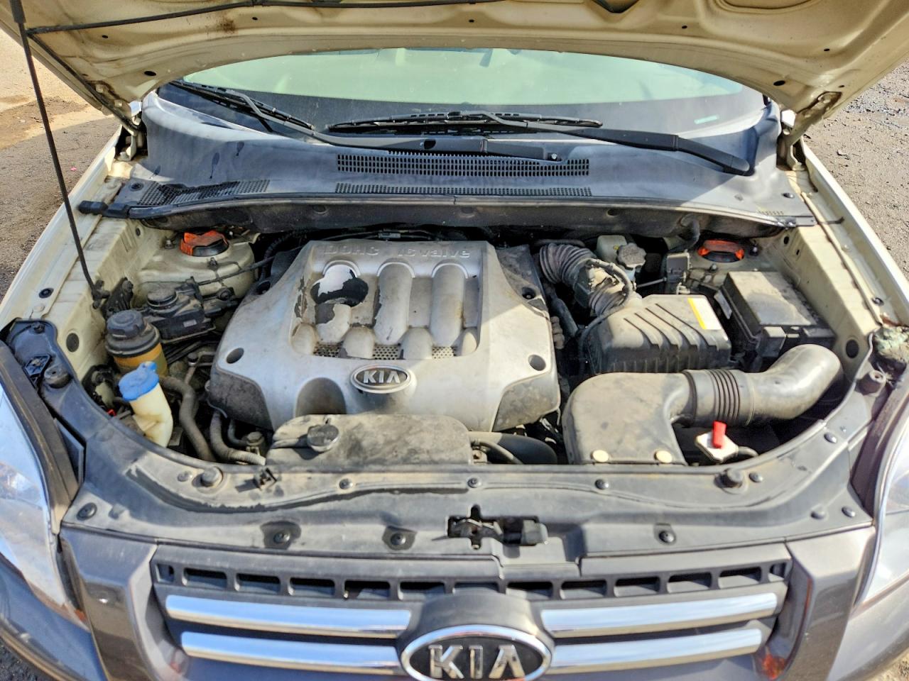 2006 Kia Sportage Lx Gray vin: KNDJF724367188623