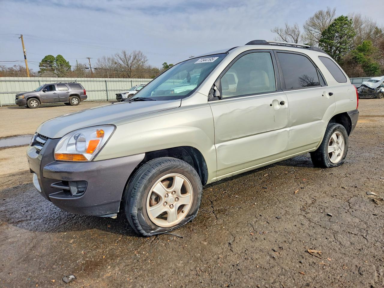 2006 Kia Sportage Lx Gray vin: KNDJF724367188623
