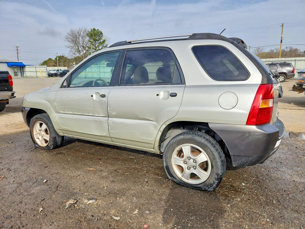 2006 Kia Sportage Lx Gray vin: KNDJF724367188623