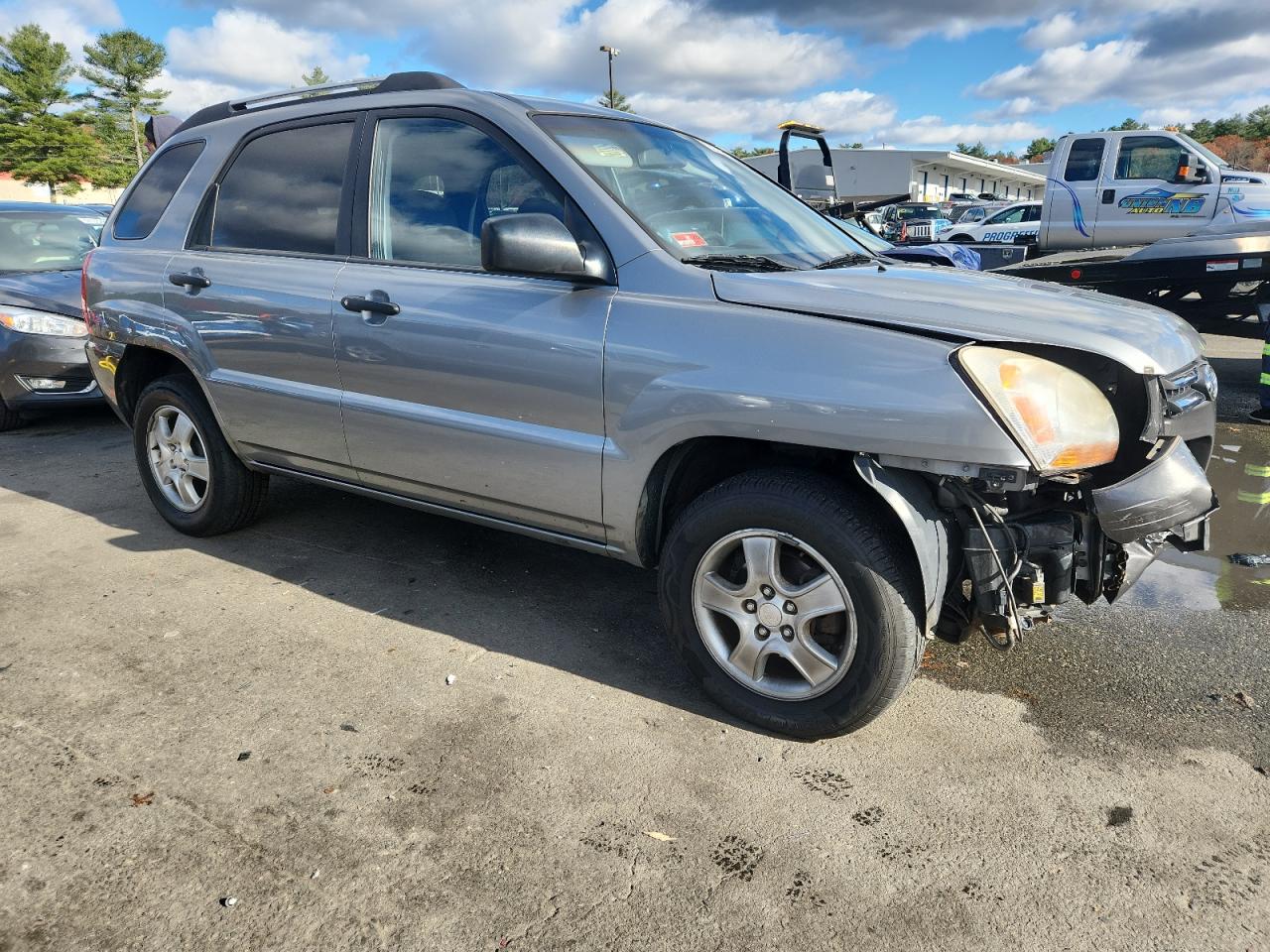 2006 Kia New Sportage Gray vin: KNDJF724367281982