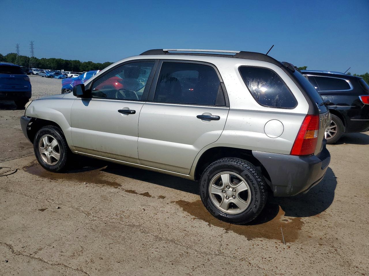 2007 Kia Sportage Lx Beige vin: KNDJF724377333452