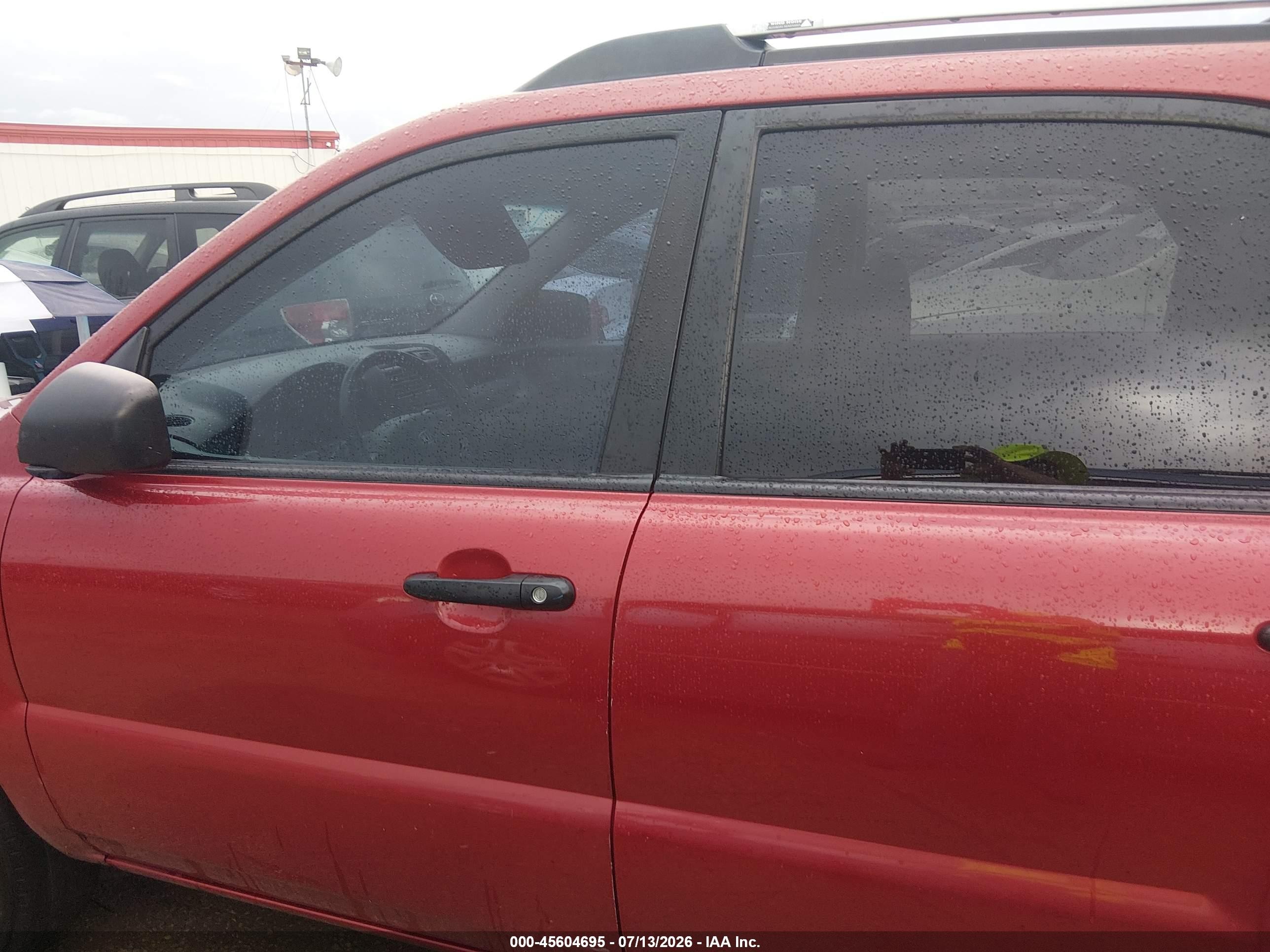 2008 Kia Sportage Lx Red vin: KNDJF724387452443