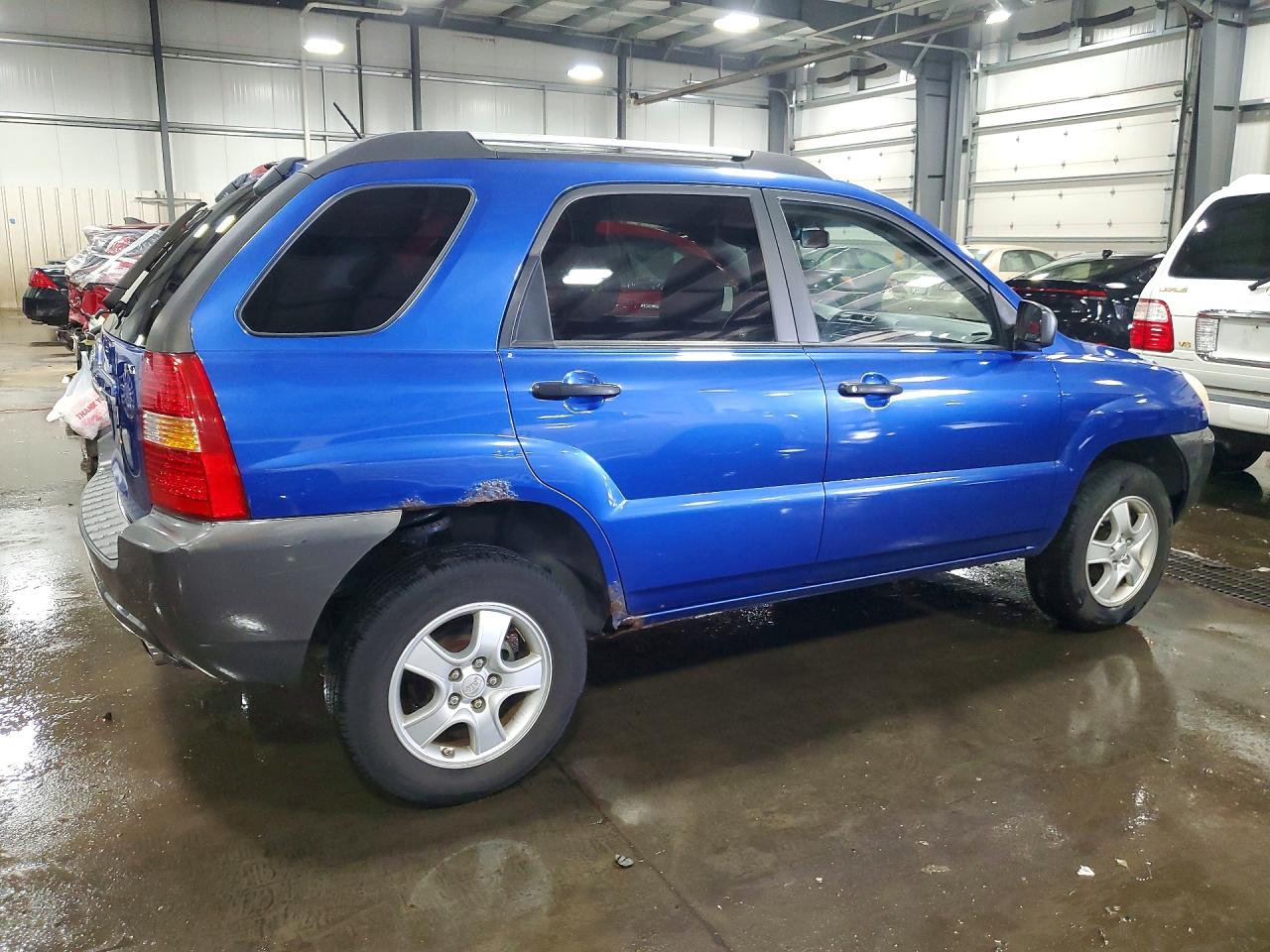 2008 Kia Sportage Lx Blue vin: KNDJF724387464964