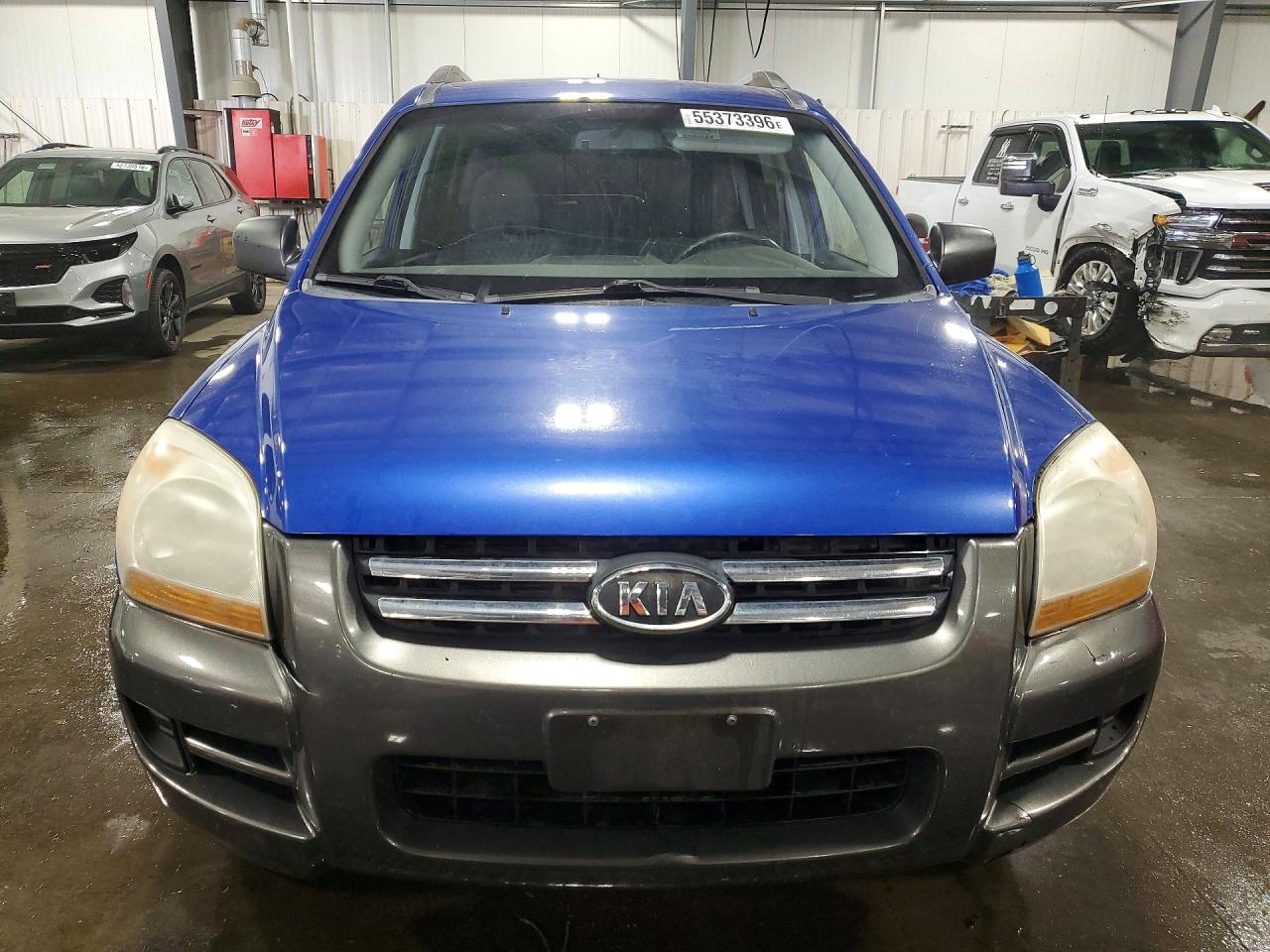 2008 Kia Sportage Lx Blue vin: KNDJF724387464964