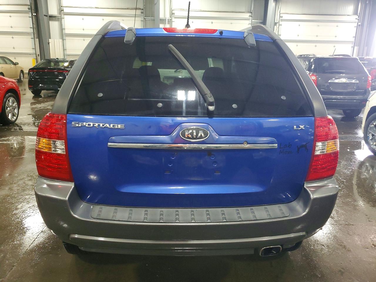 2008 Kia Sportage Lx Blue vin: KNDJF724387464964