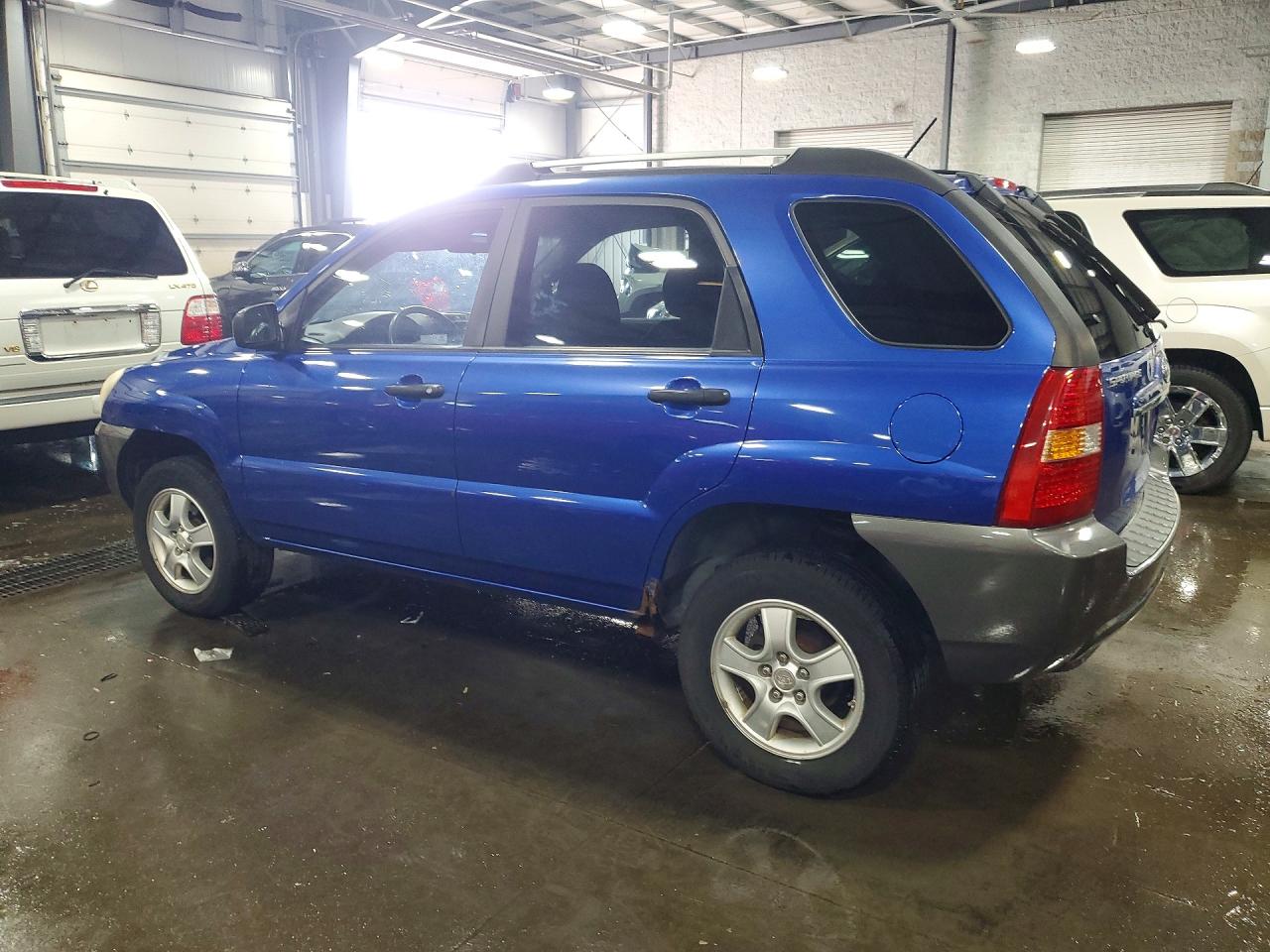 2008 Kia Sportage Lx Blue vin: KNDJF724387464964