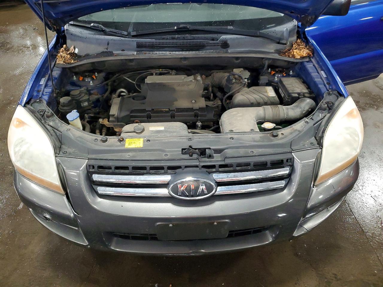 2008 Kia Sportage Lx Blue vin: KNDJF724387464964