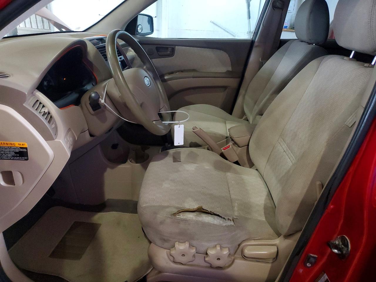 2008 Kia Sportage Lx Maroon vin: KNDJF724387470473