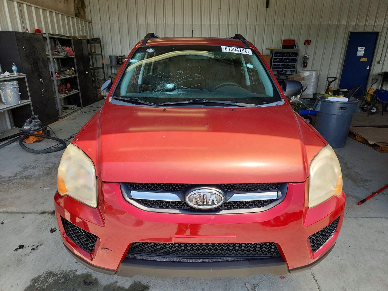 2009 Kia Sportage Lx Red vin: KNDJF724397554293