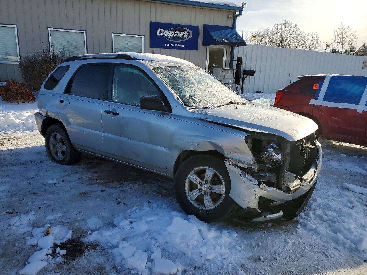 2009 Kia Sportage Lx Silver vin: KNDJF724397568405