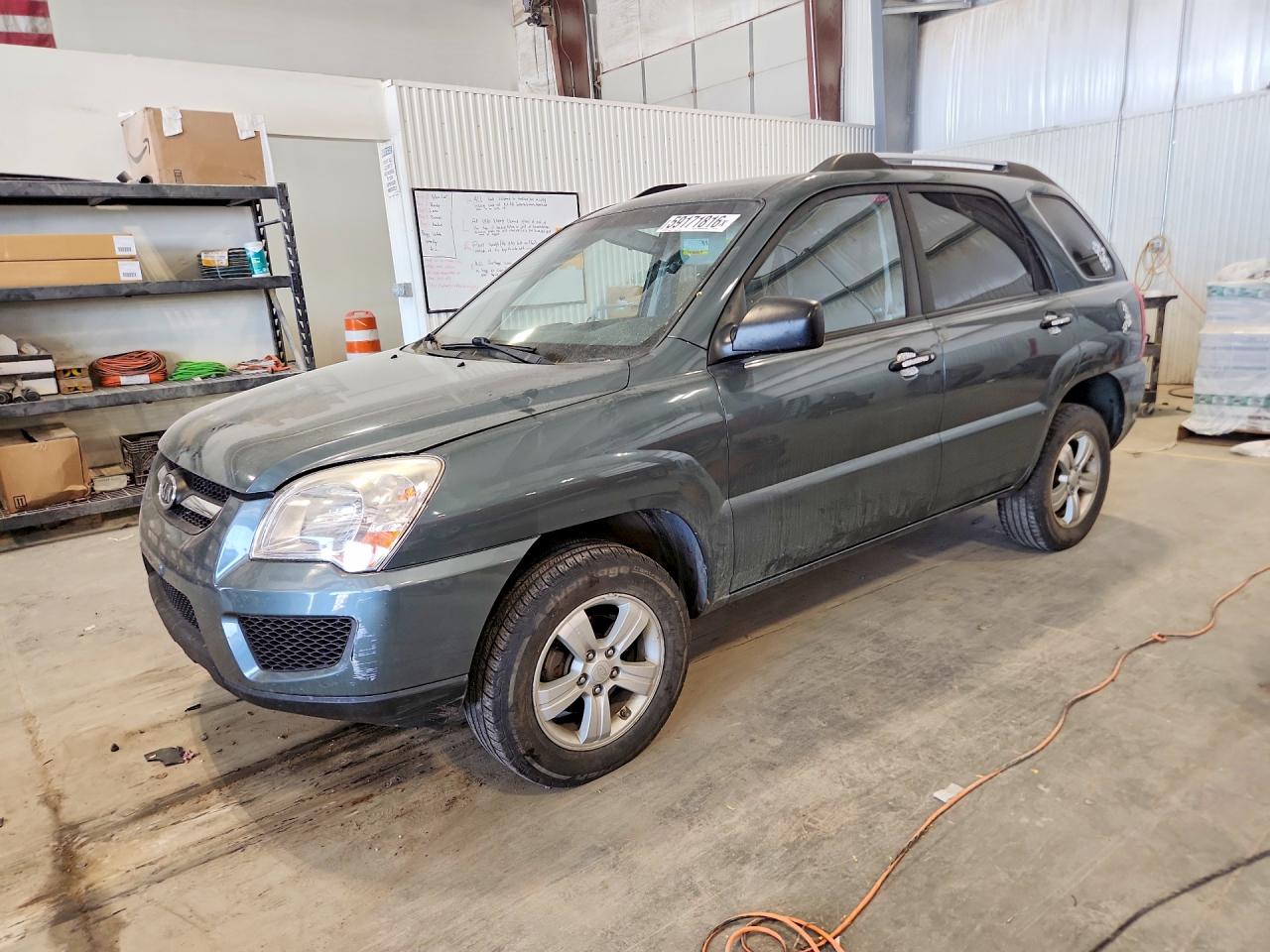2009 Kia Sportage Lx Blue vin: KNDJF724397576097