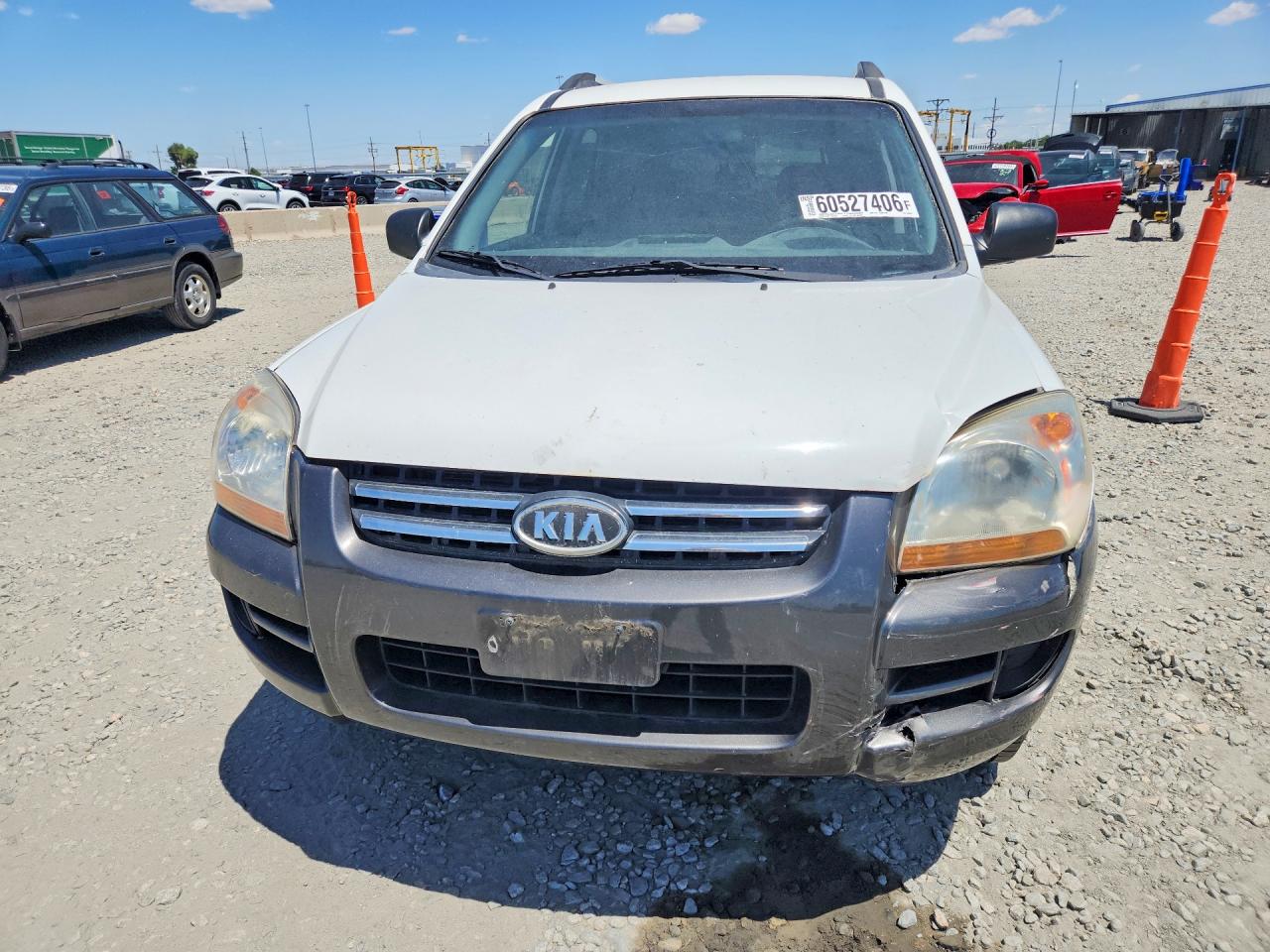 2006 Kia Sportage Lx White vin: KNDJF724467200973
