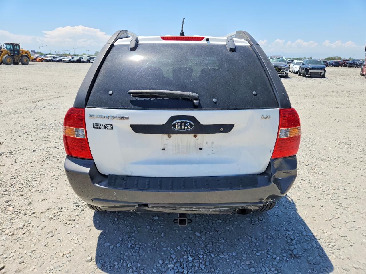 2006 Kia Sportage Lx White vin: KNDJF724467200973
