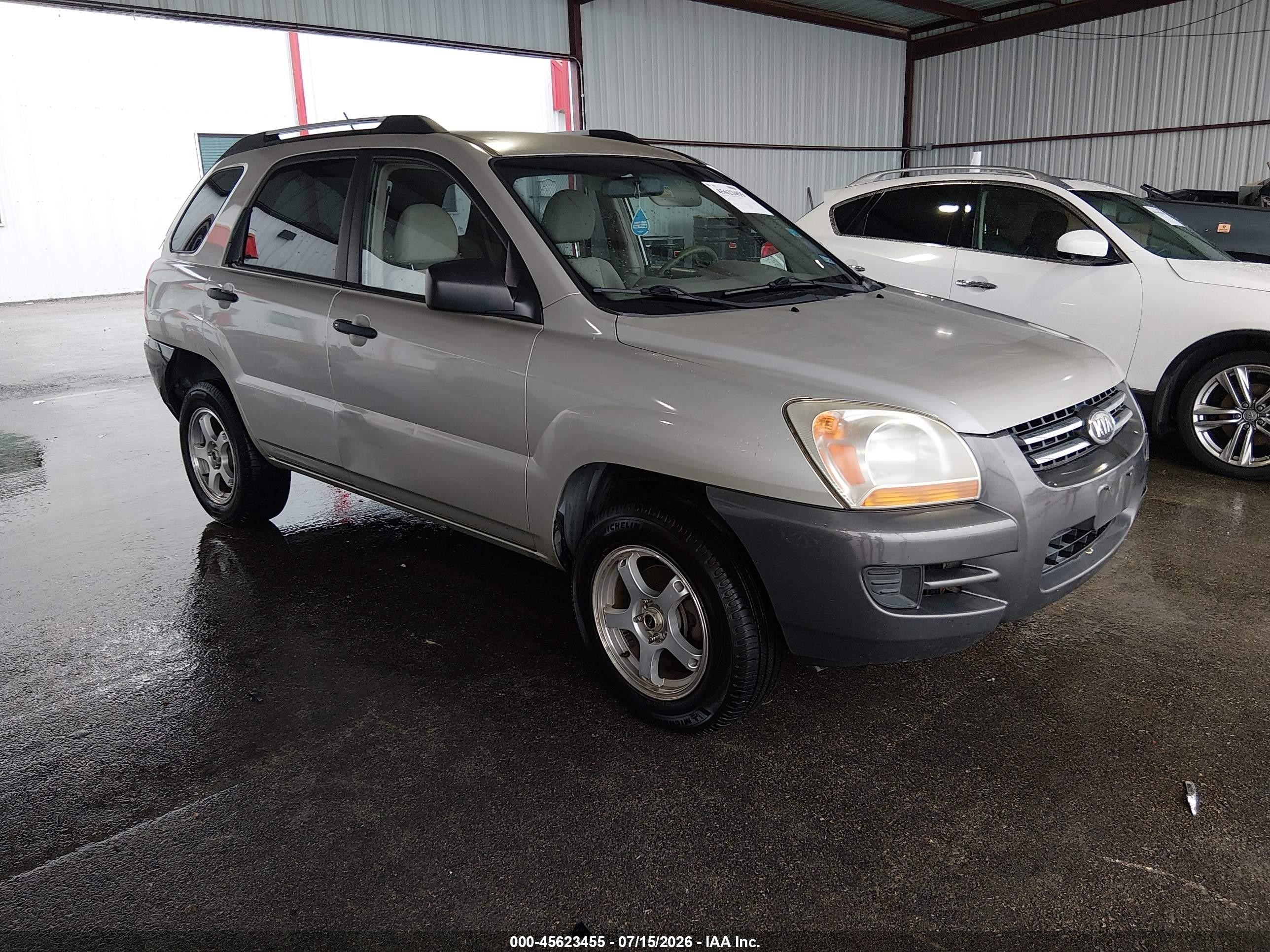 2007 Kia Sportage Lx Tan vin: KNDJF724477398715