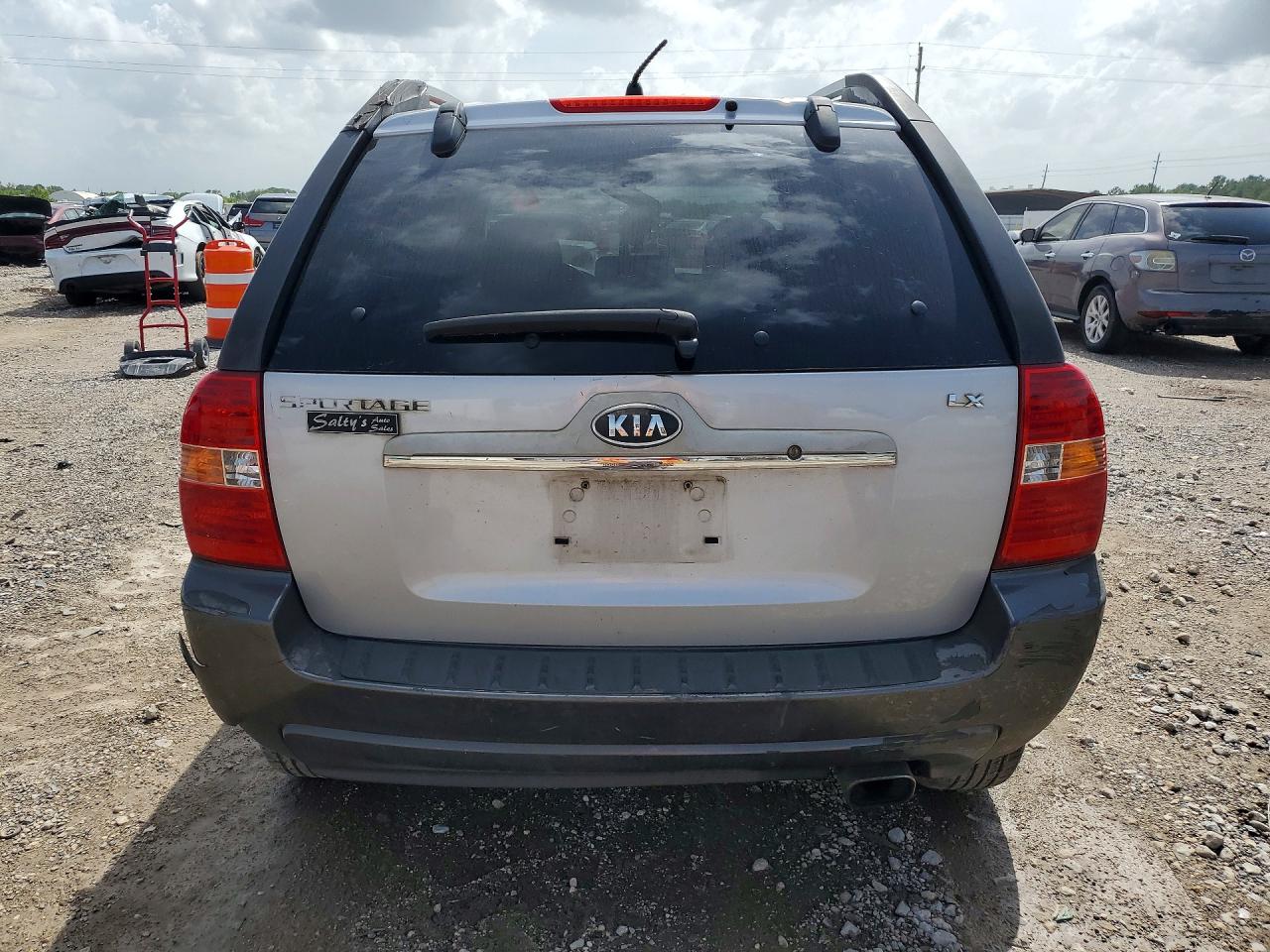 2007 Kia Sportage Lx Silver vin: KNDJF724477421314