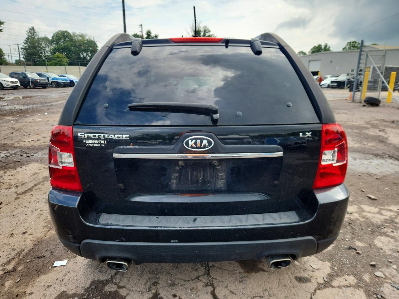 2009 Kia Sportage Lx Black vin: KNDJF724497642401