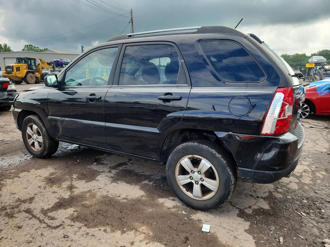 2009 Kia Sportage Lx Black vin: KNDJF724497642401