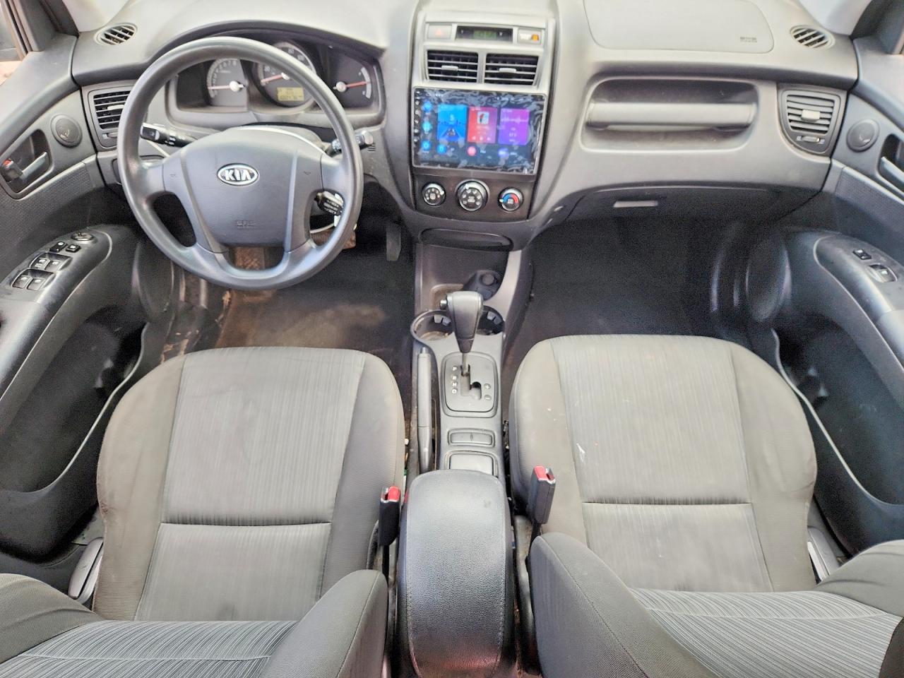 2009 Kia Sportage Lx Black vin: KNDJF724497642401