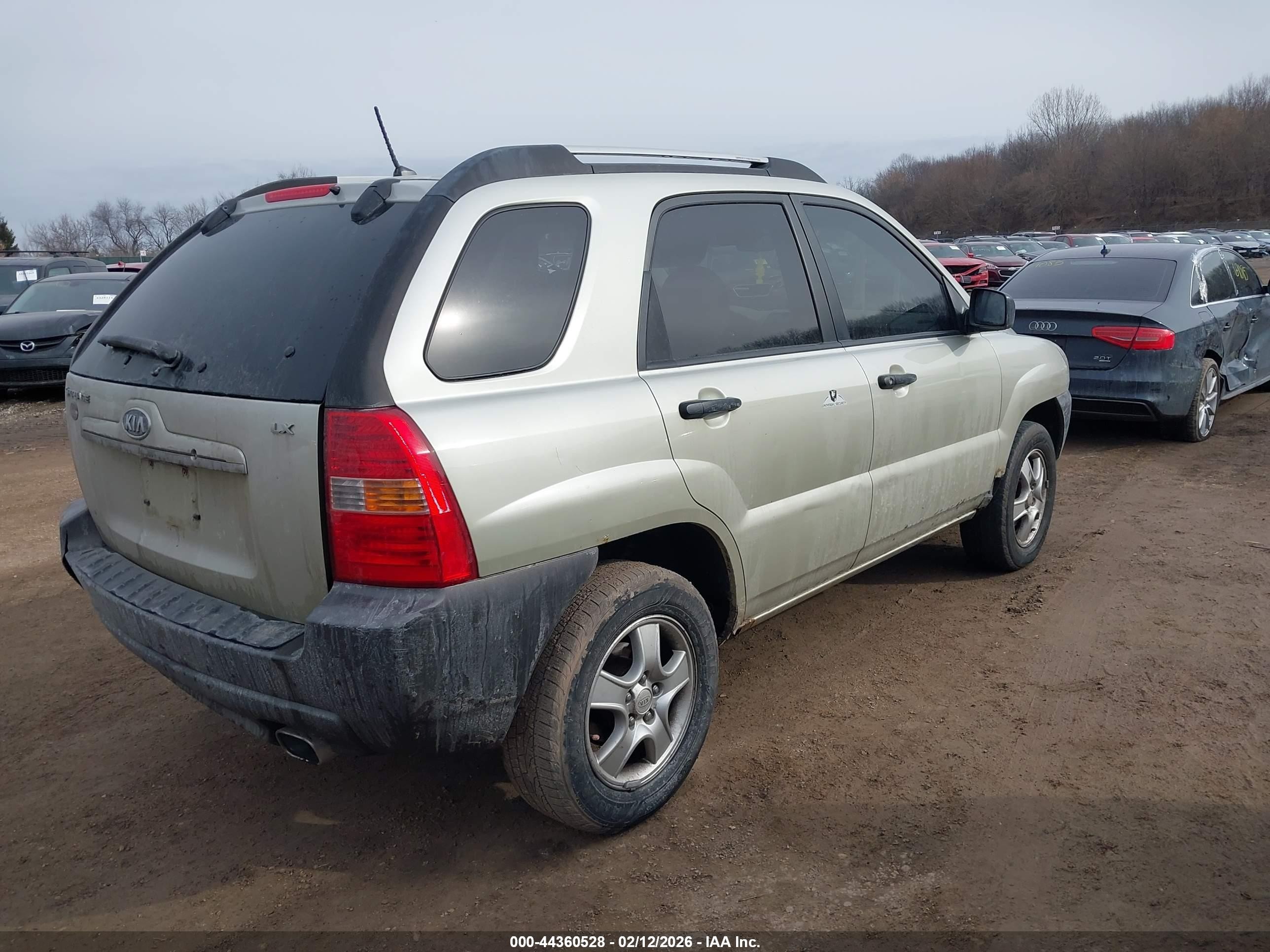 2007 Kia Sportage Lx Gold vin: KNDJF724577306012