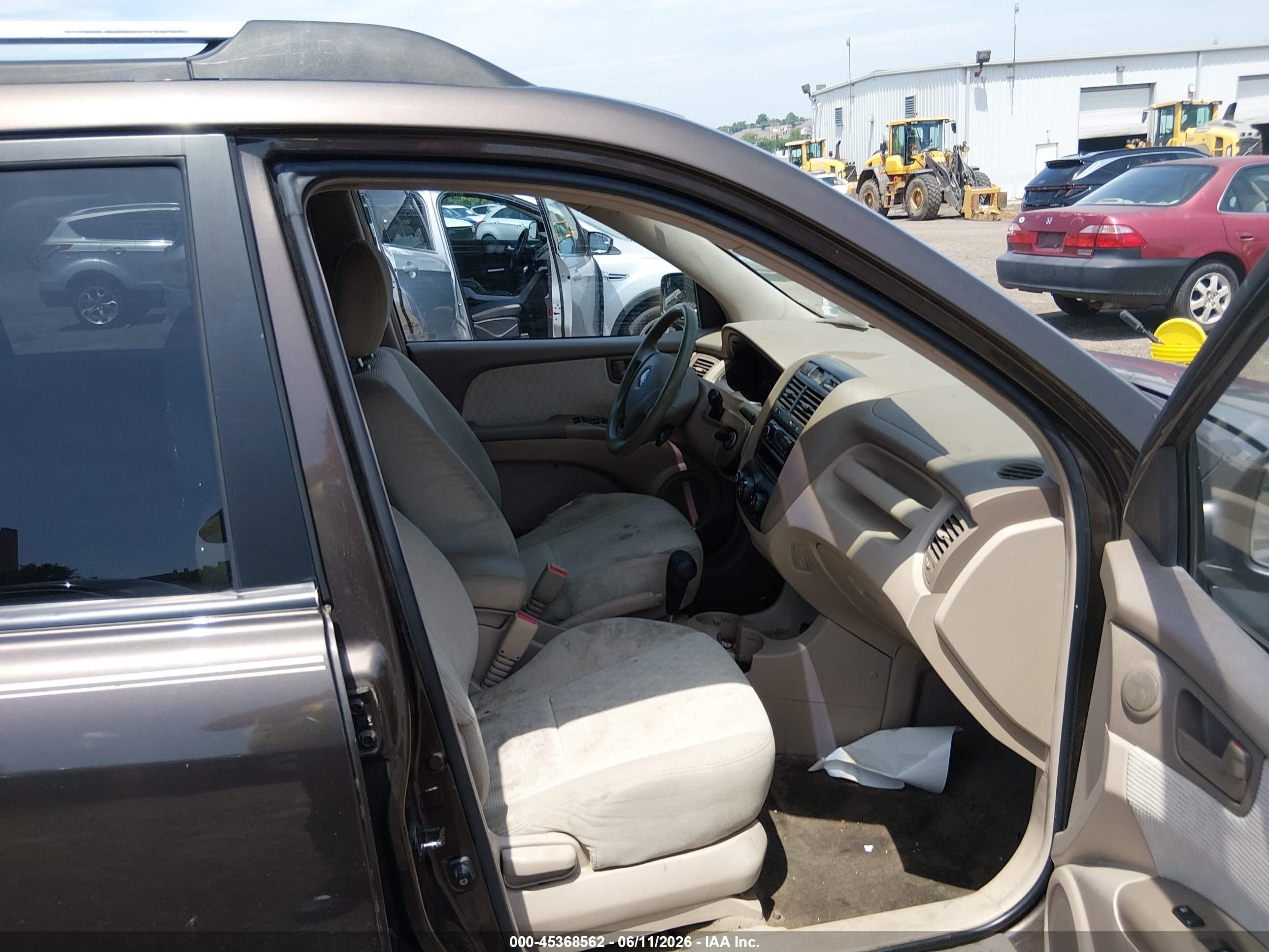 2007 Kia Sportage Lx Brown vin: KNDJF724577336126