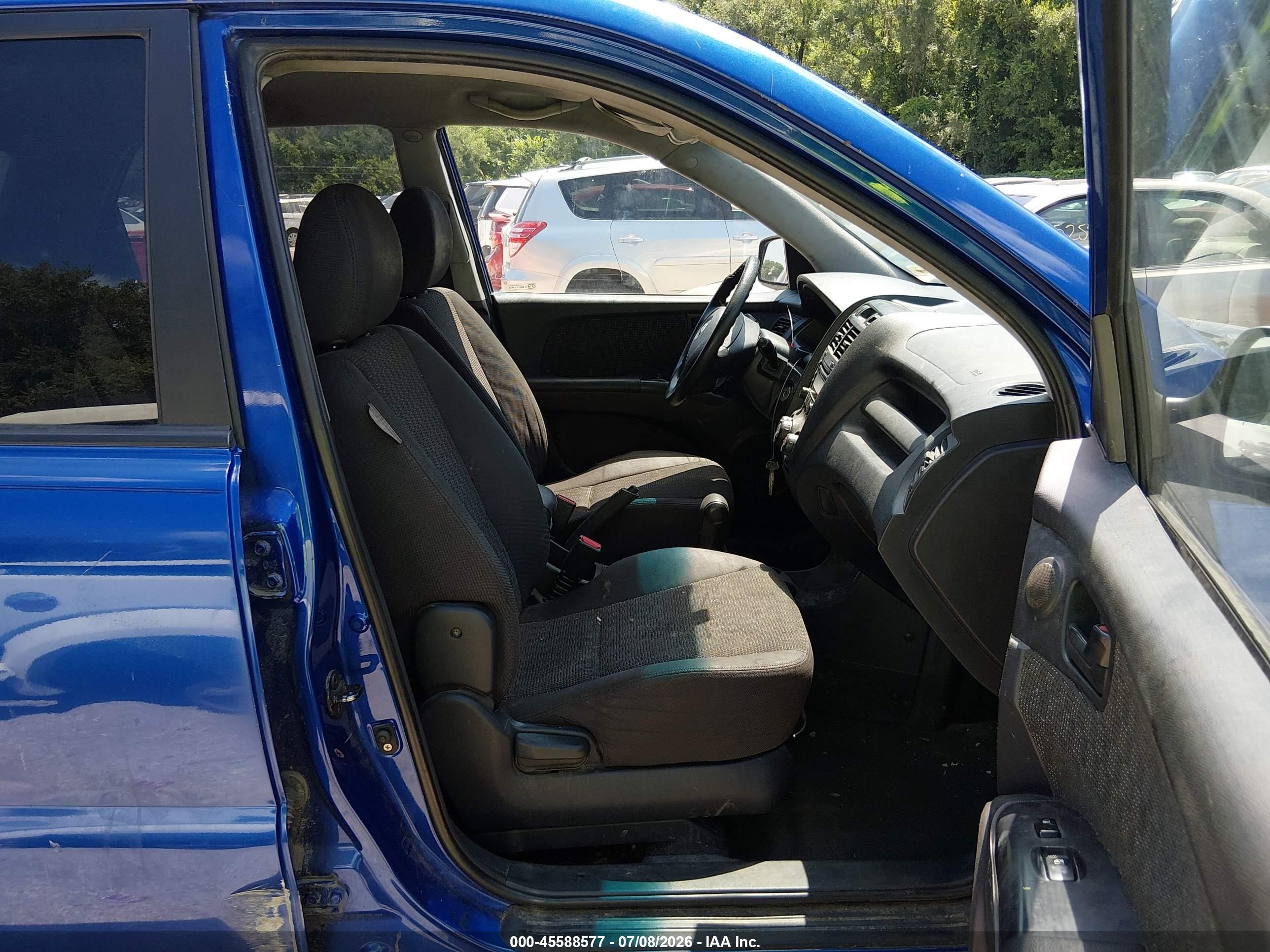 2007 Kia Sportage Lx Blue vin: KNDJF724677304916