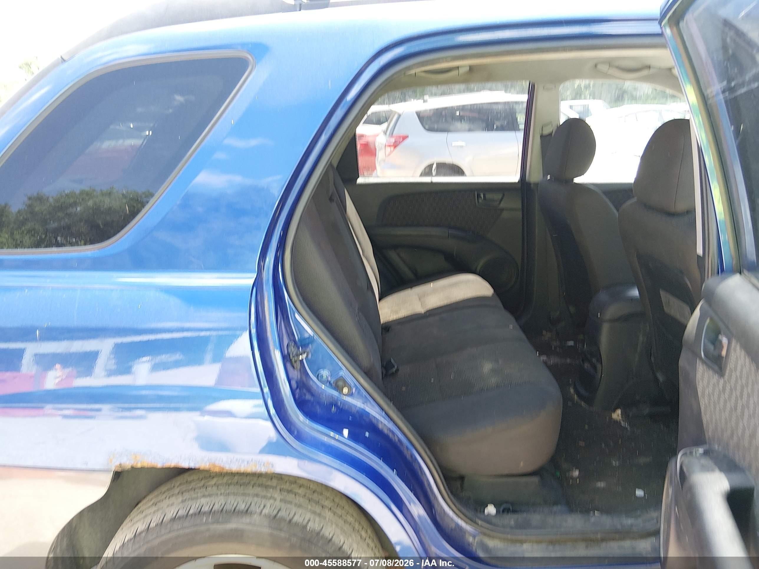 2007 Kia Sportage Lx Blue vin: KNDJF724677304916