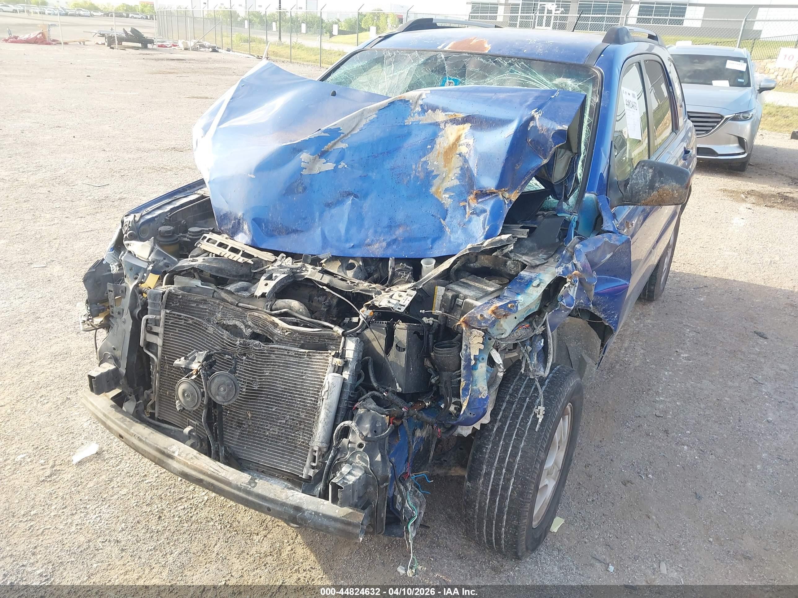 2007 Kia Sportage Lx Blue vin: KNDJF724677322686