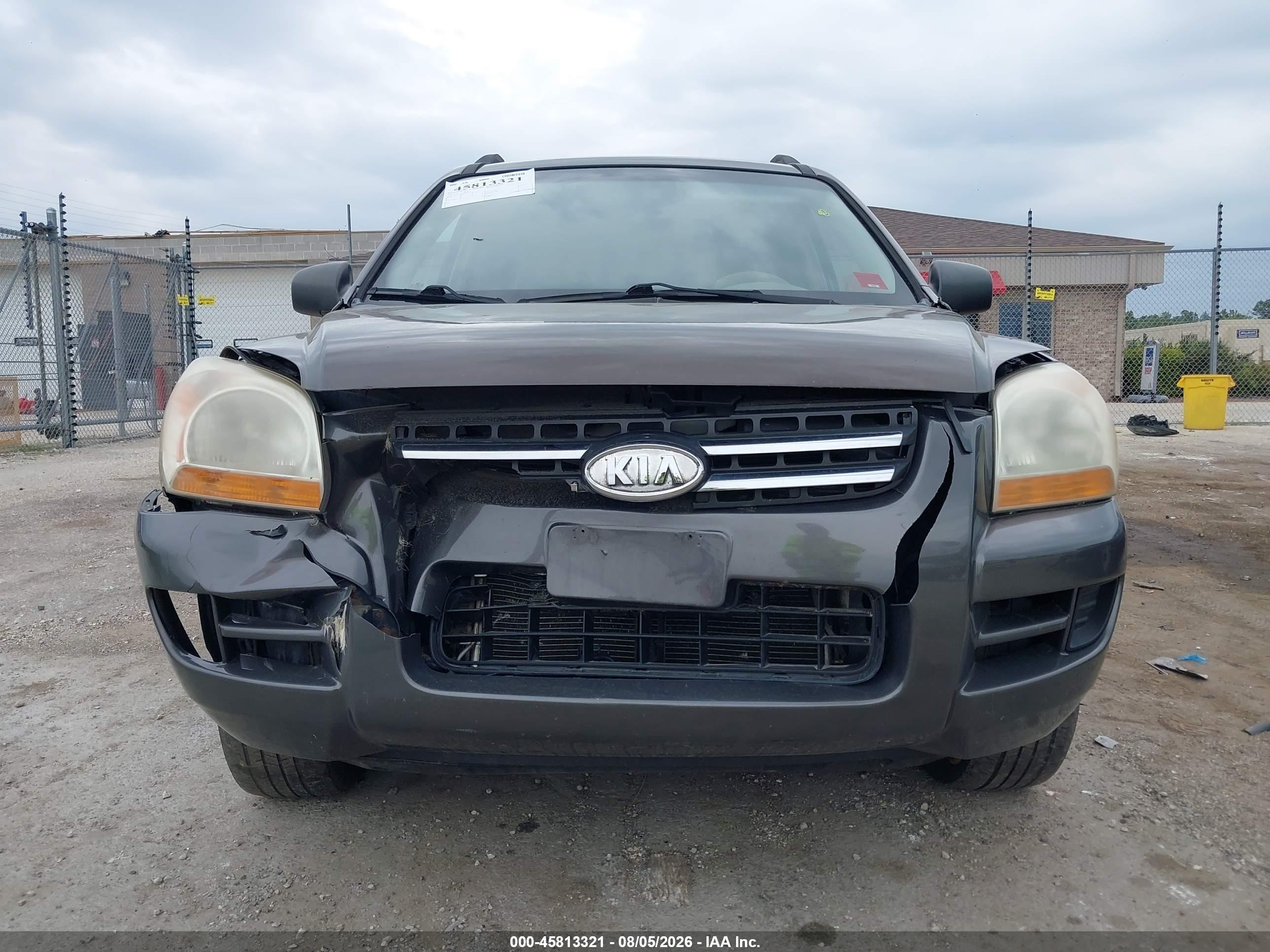 2007 Kia Sportage Lx Brown vin: KNDJF724677400500