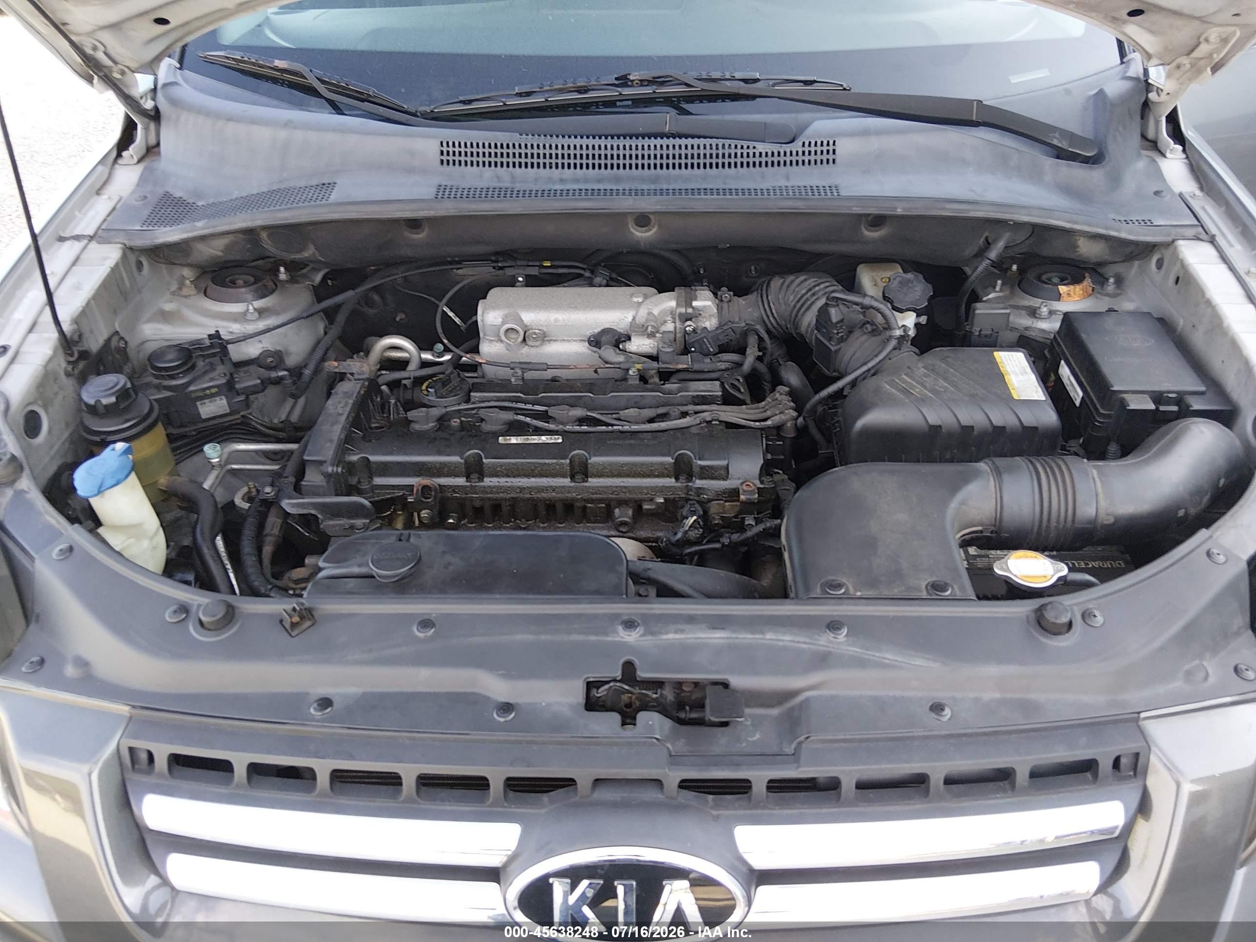 2007 Kia Sportage Lx Green vin: KNDJF724677445792