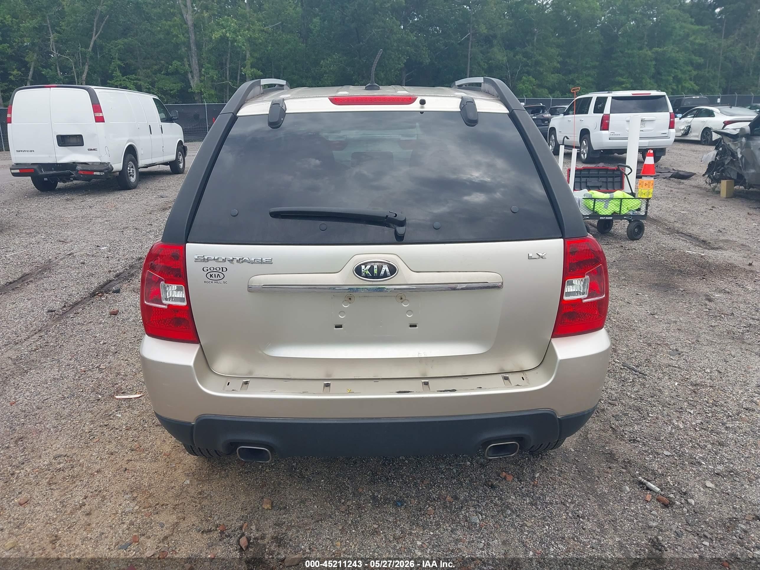 2009 Kia Sportage Lx Tan vin: KNDJF724697599907