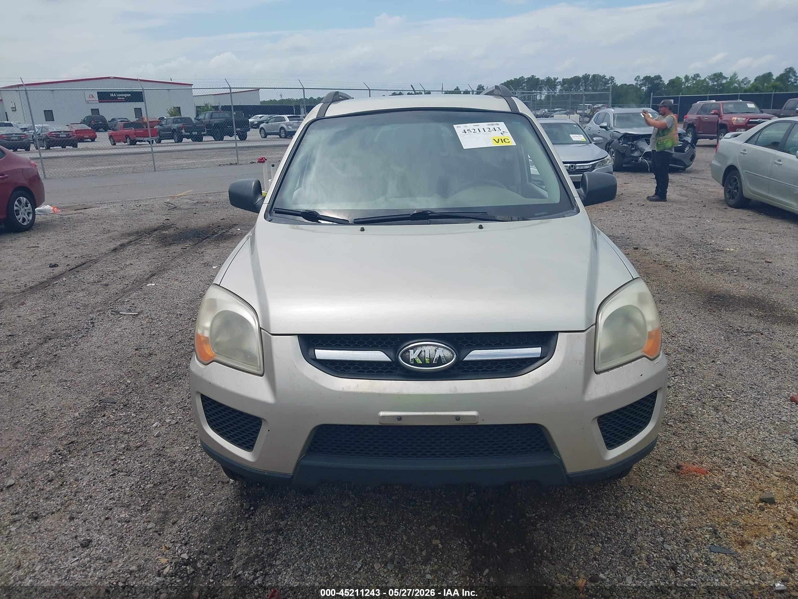 2009 Kia Sportage Lx Tan vin: KNDJF724697599907