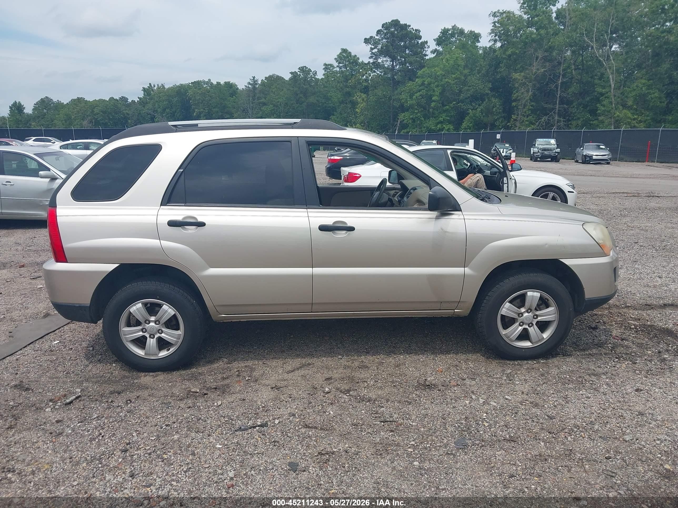 2009 Kia Sportage Lx Tan vin: KNDJF724697599907