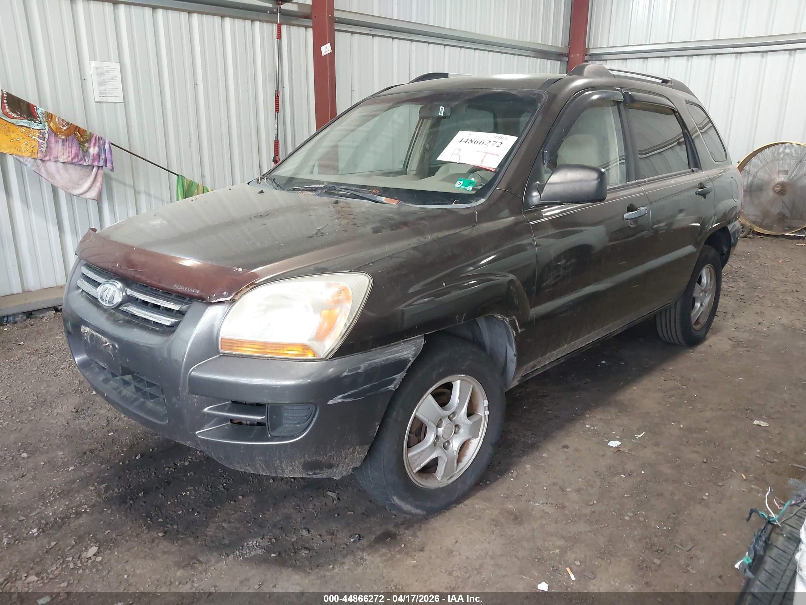 2006 Kia Sportage Lx Brown vin: KNDJF724767180489