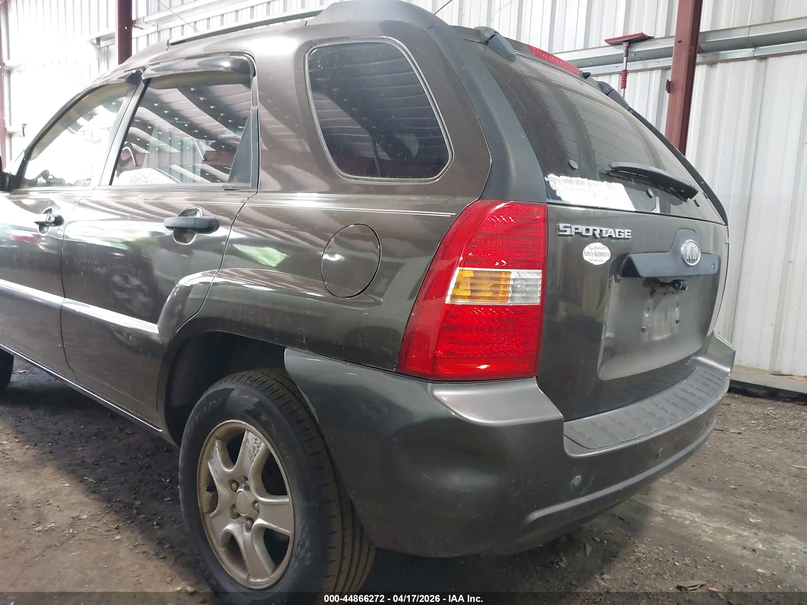 2006 Kia Sportage Lx Brown vin: KNDJF724767180489