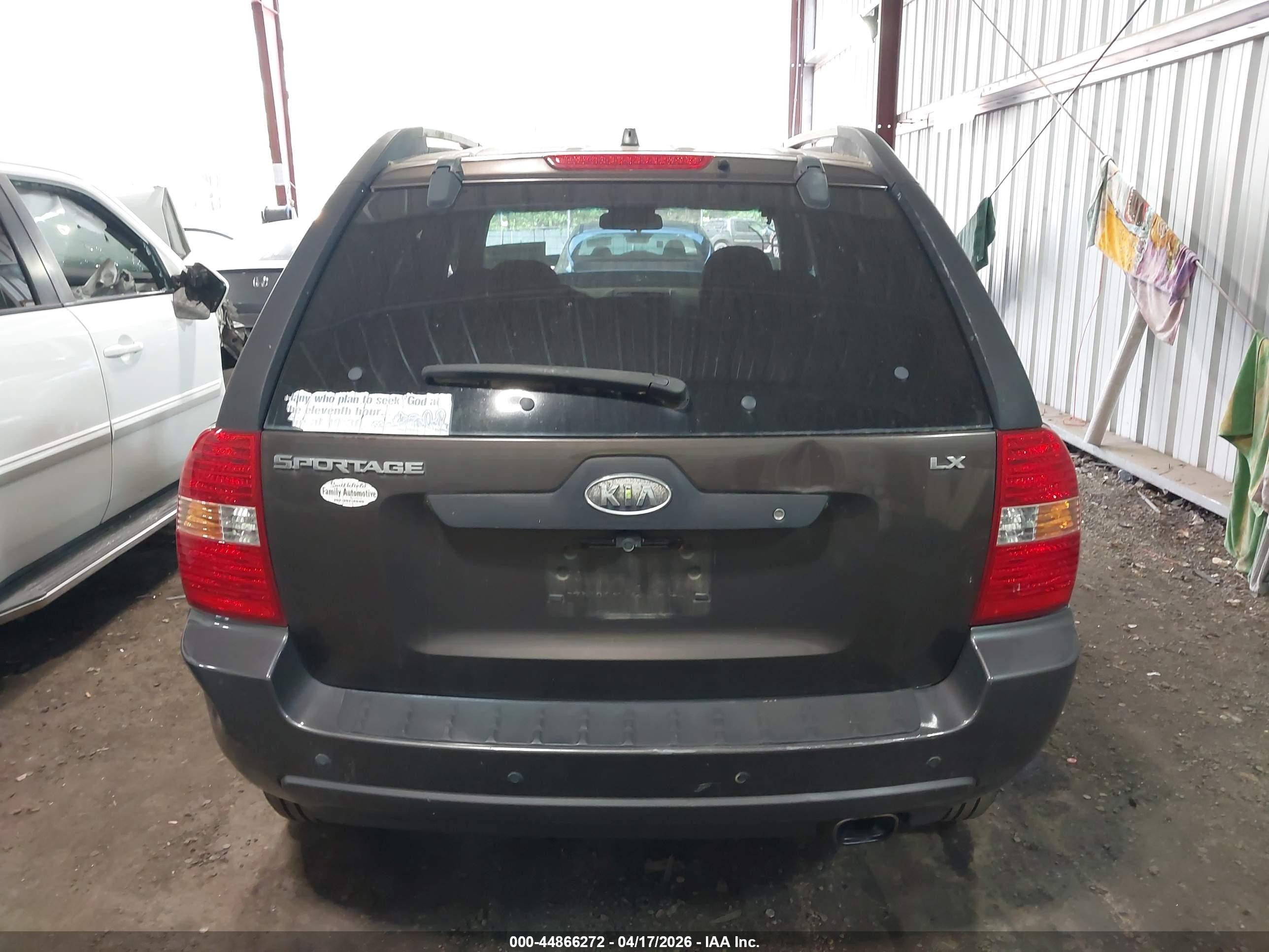 2006 Kia Sportage Lx Brown vin: KNDJF724767180489
