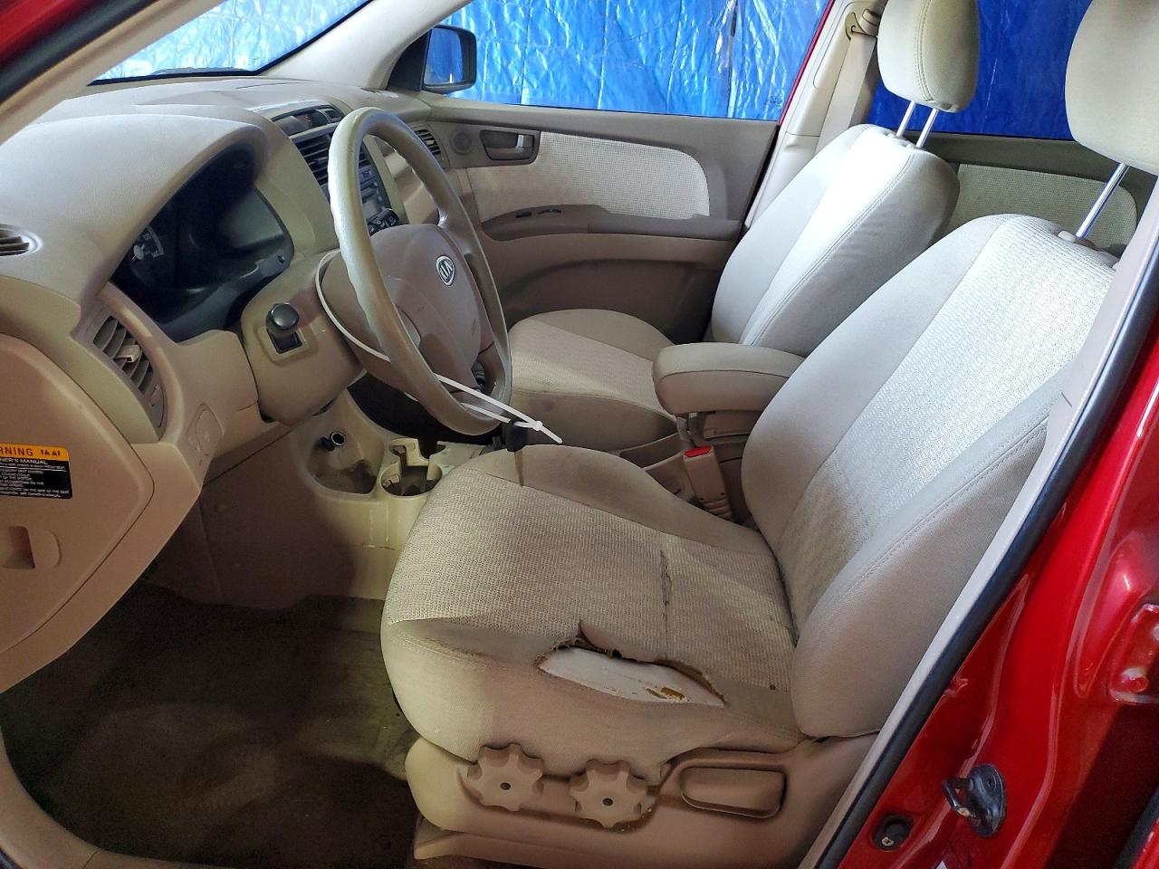 2007 Kia Sportage Lx Maroon vin: KNDJF724777380578