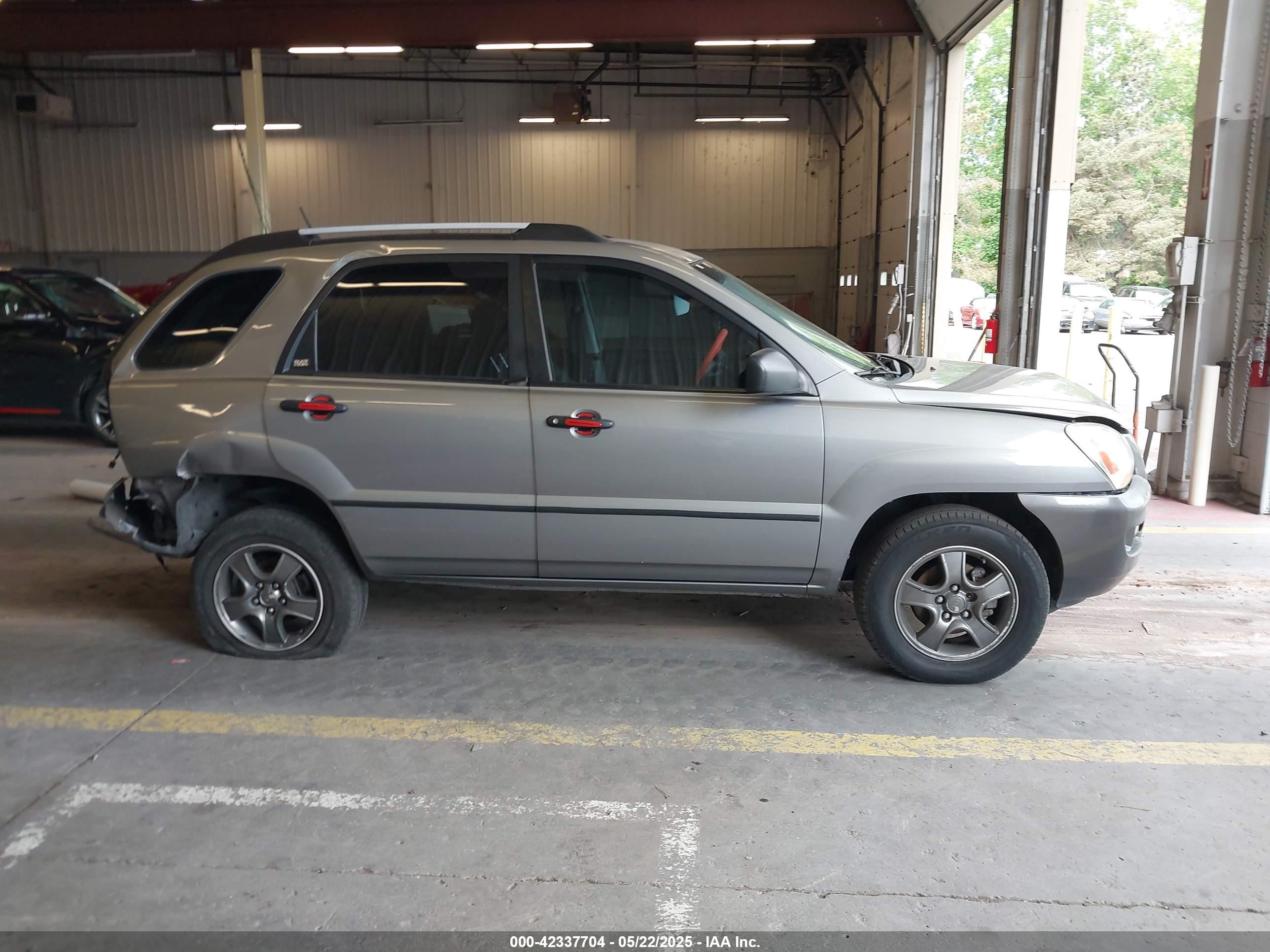 2008 Kia Sportage Lx Pewter vin: KNDJF724787522851